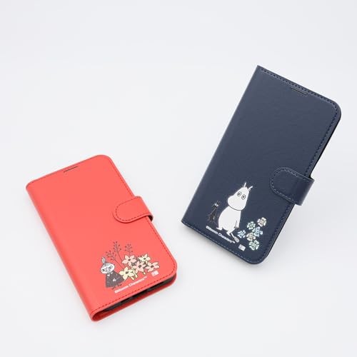 Inglem iPhone 16 Pro Case Moomin Folio Style iPhone 16 Pro Cute Character Simple