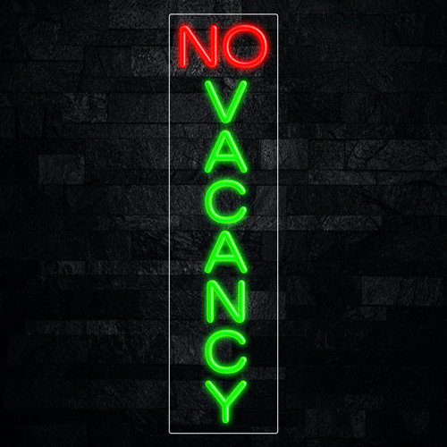 No Vacancy LED Neon Sign 7″L x 27″H #32514