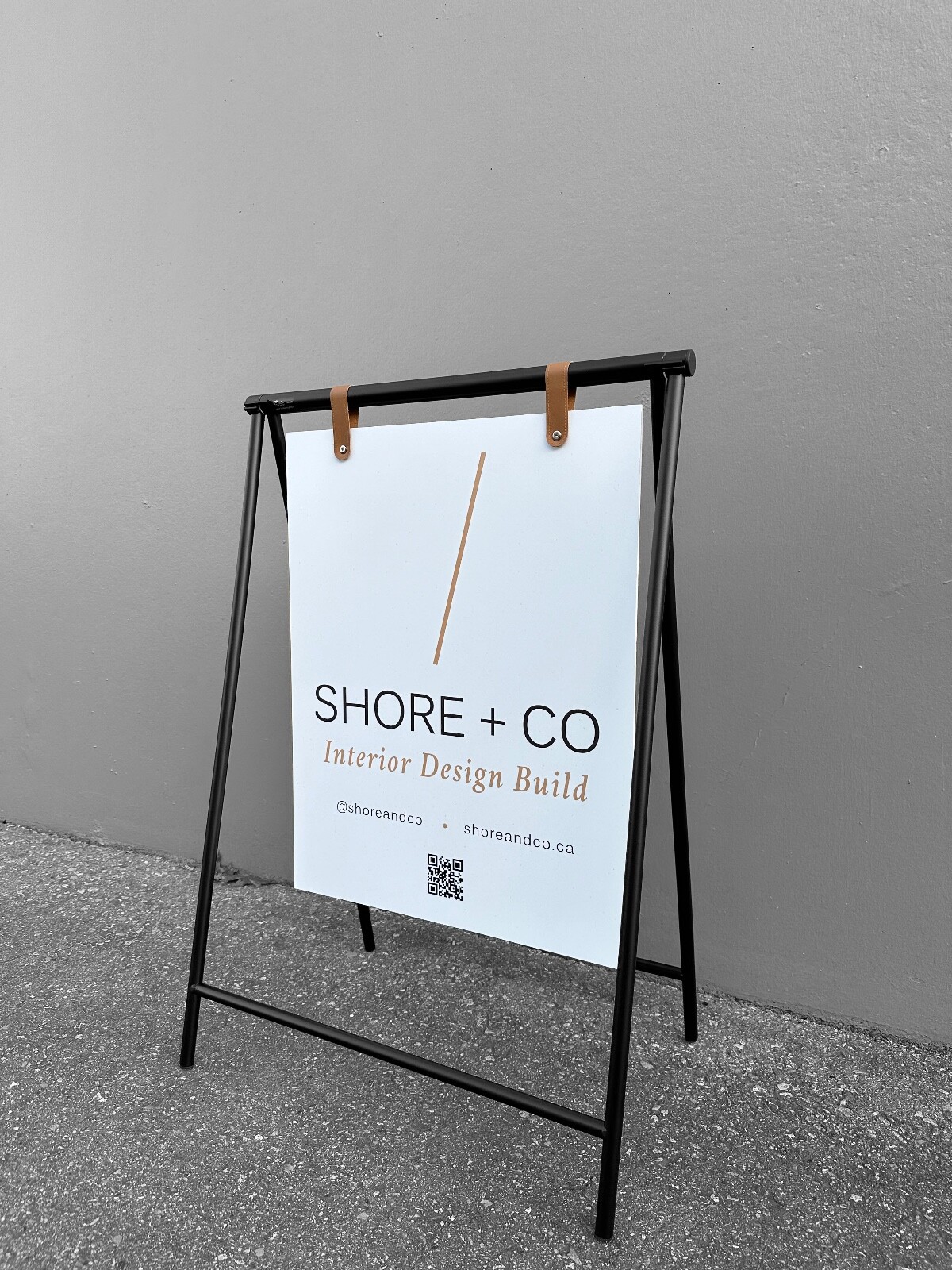 Metal “A” Swing Sign with PVC Panel 22×28
