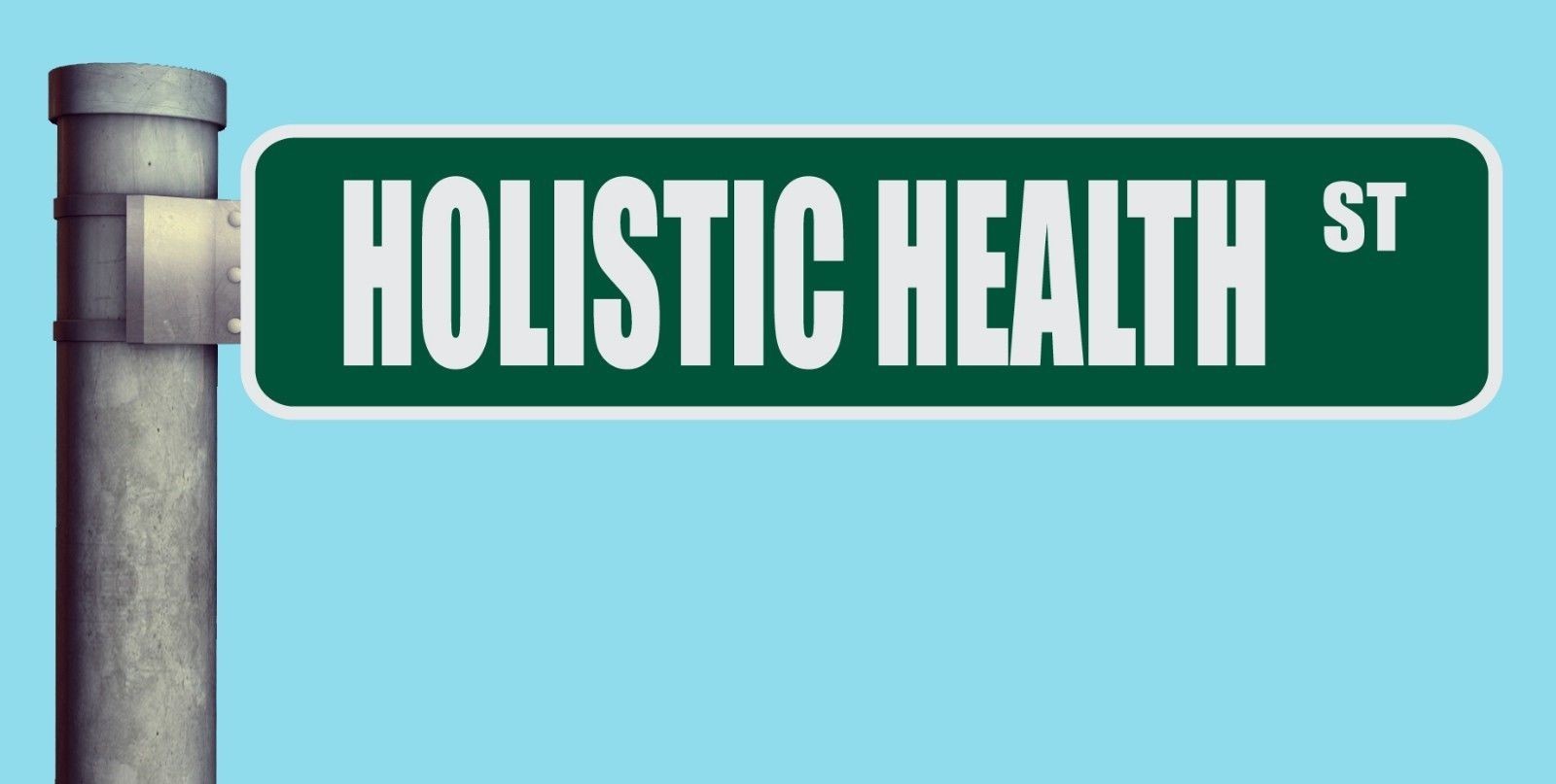 HOLISTIC HEALTH ST STREET SIGN HEAVY DUTY ALUMINUM ROAD SIGN 17″ x 4″