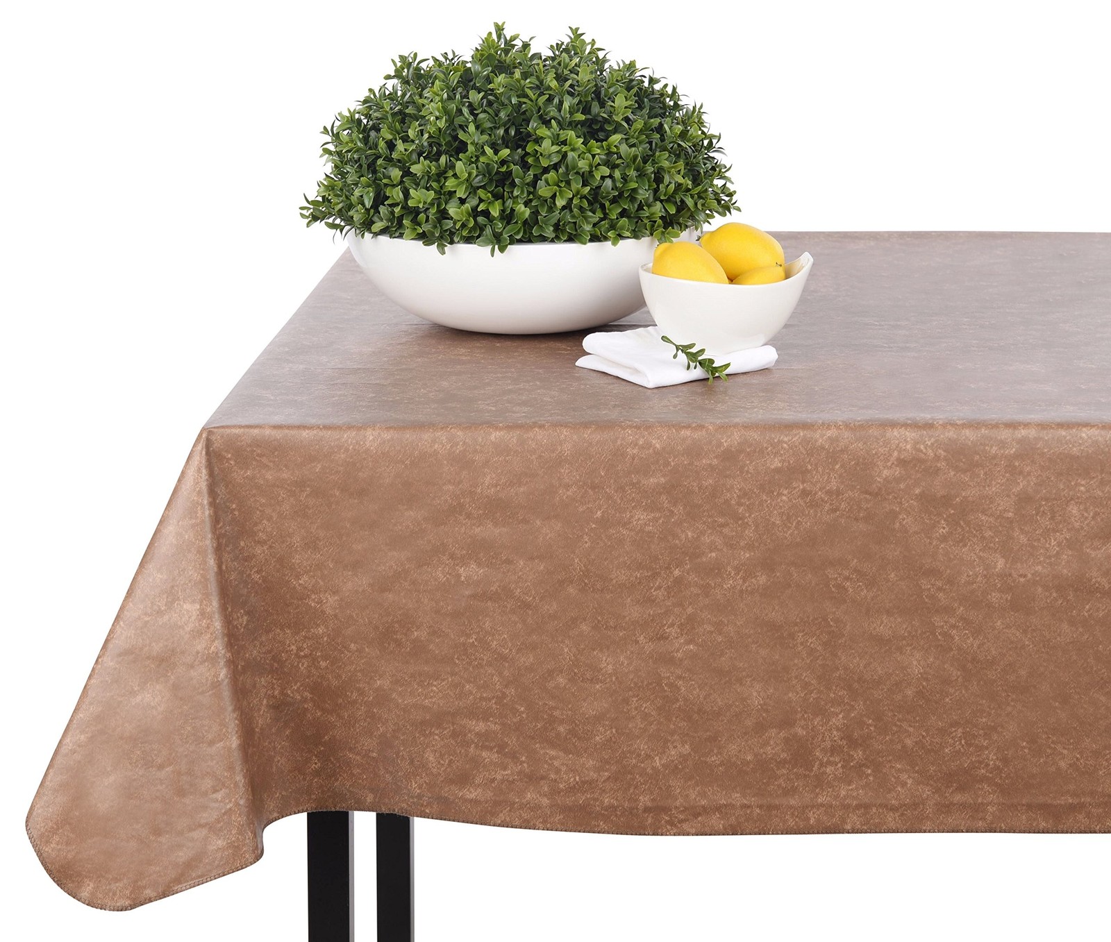 Yourtablecloth Heavy Duty Vinyl Rectangle or Square Tablecloth – 6 Gauge H
