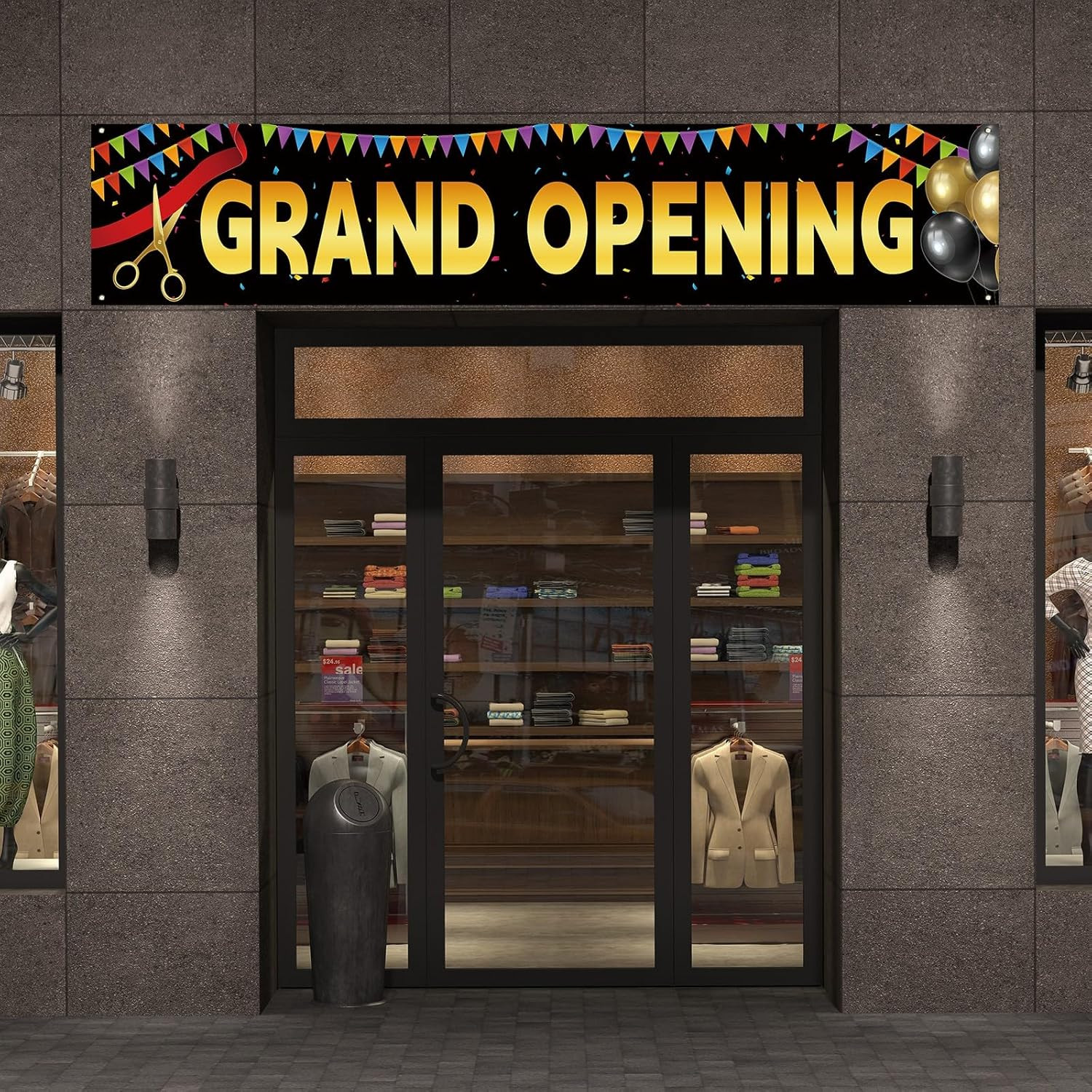 Large Grand Opening Banner for Fence Grand Opening Porch Sign Banner Now Open Si