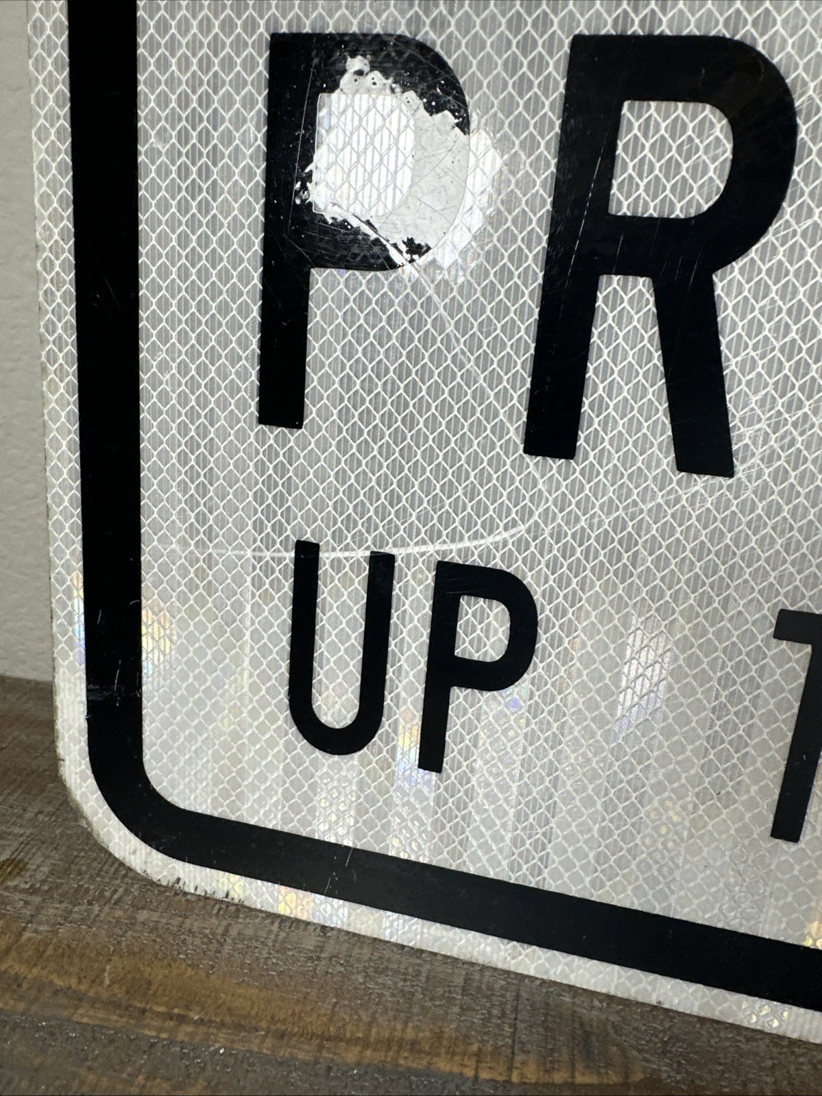 Cell Phone Use Prohibited Up To $200 Fine Aluminum Sign 24×18