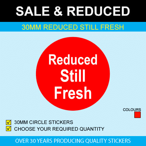Reduced Still Fresh – Available As 30mm Circles