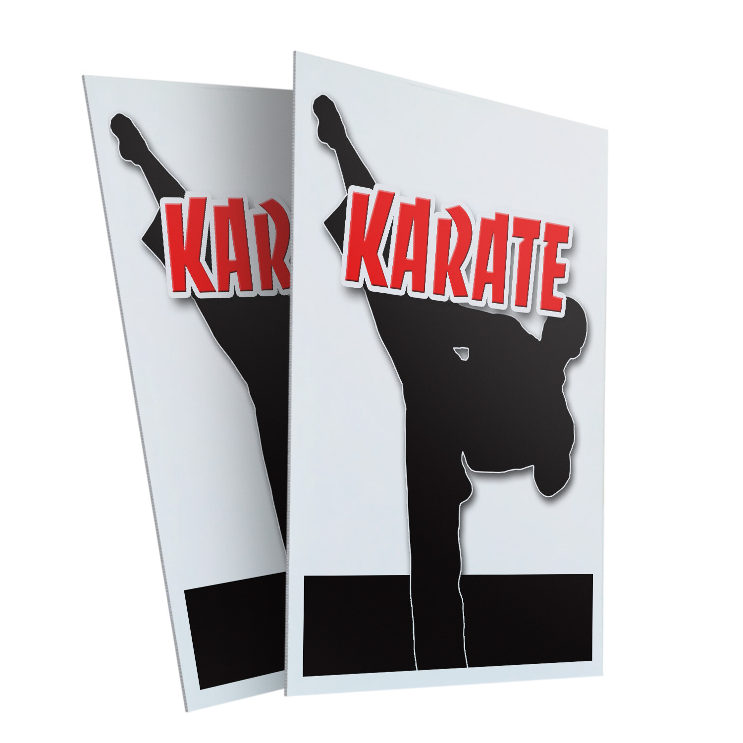 A-frame Sidewalk Karate 24″ x 36″ Double Sided A-Frame Sidewalk Sign