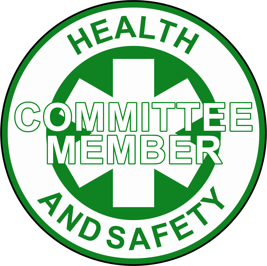 HEALTH COMMITTEE MEMBER AND SAFETY | Adhesive Vinyl Sign Decal
