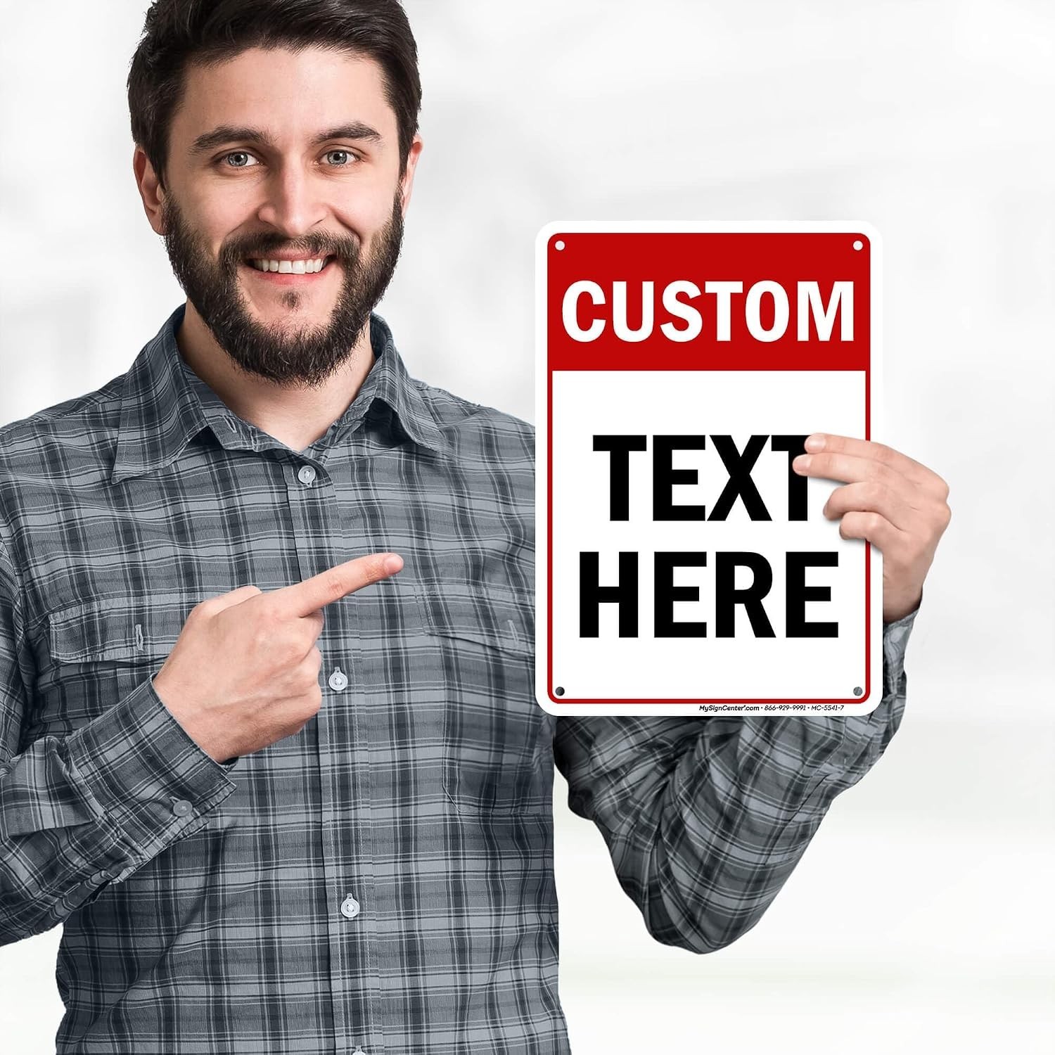 Custom Sign, Custom Sign for Business, Indoor/Outdoor use. 7×10 Inches, Rust …