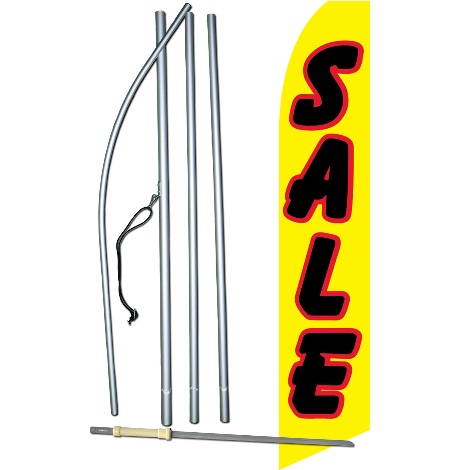 Sale Yellow And Red Swooper Flag Kit