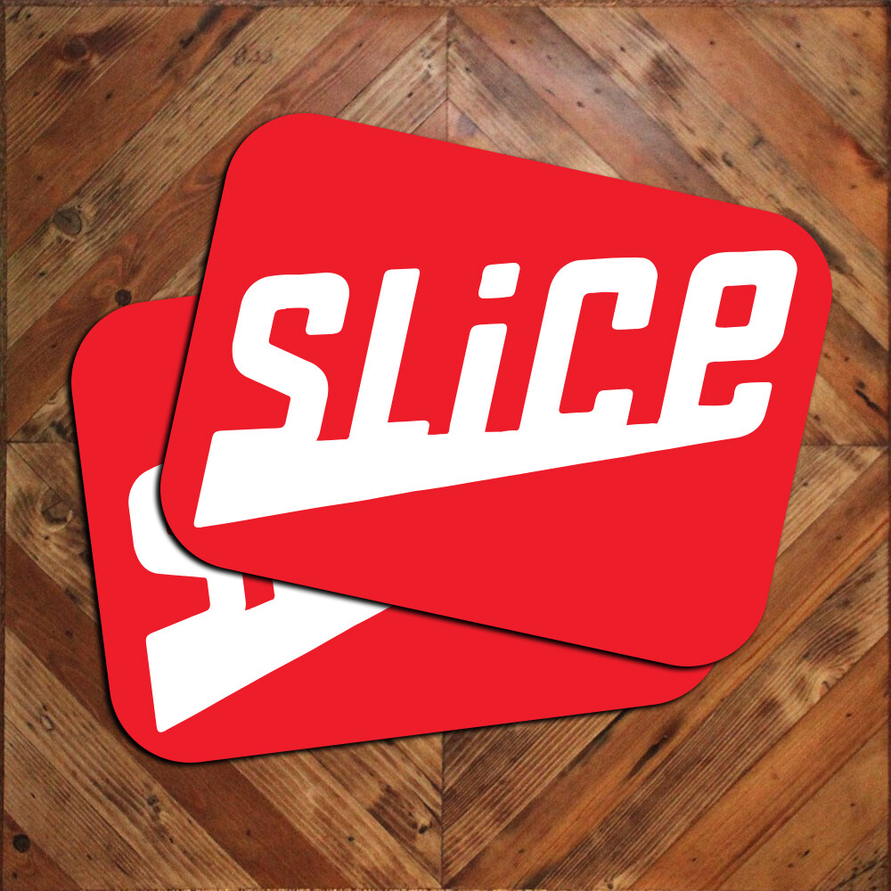 For SLICE Brand Exposure Car Magnet Signs Pizza Pie Food Delivery Driver Signage
