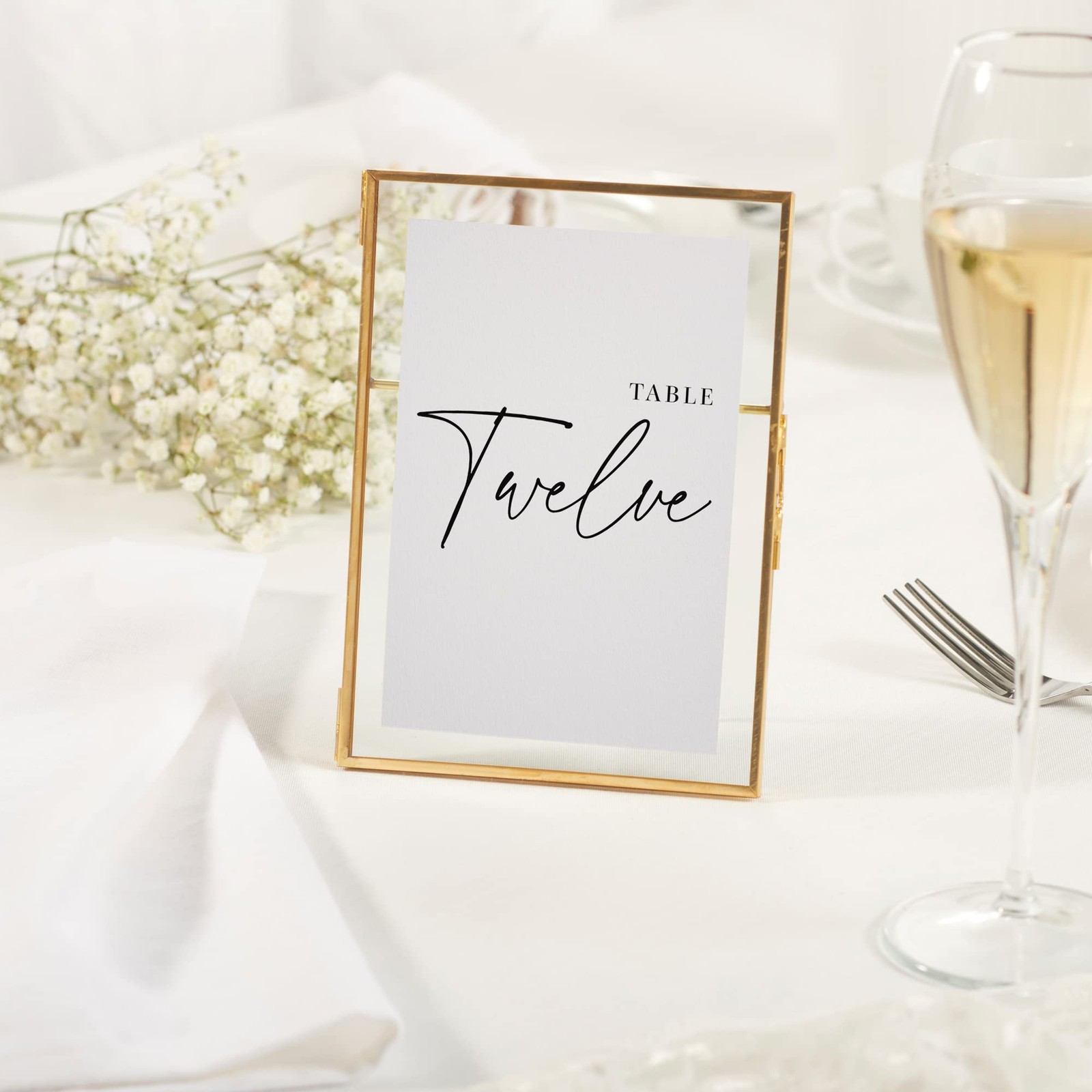 Black Table Numbers – Wedding Reception Table Numbers 1-30 – 4×6 Inches