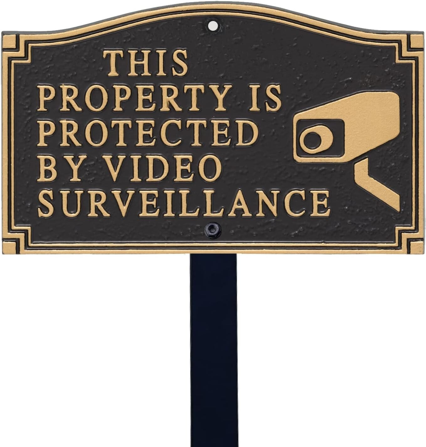 5.75 x 9.5 inch “This Property Is Protected By Video Surveillance” GardenBoss…