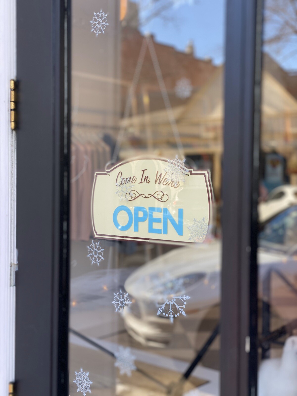 ⭐️⭐️⭐️⭐️⭐️Boutique Sign – 2 Sided – Come In, We’re Open / Sorry We Are Closed