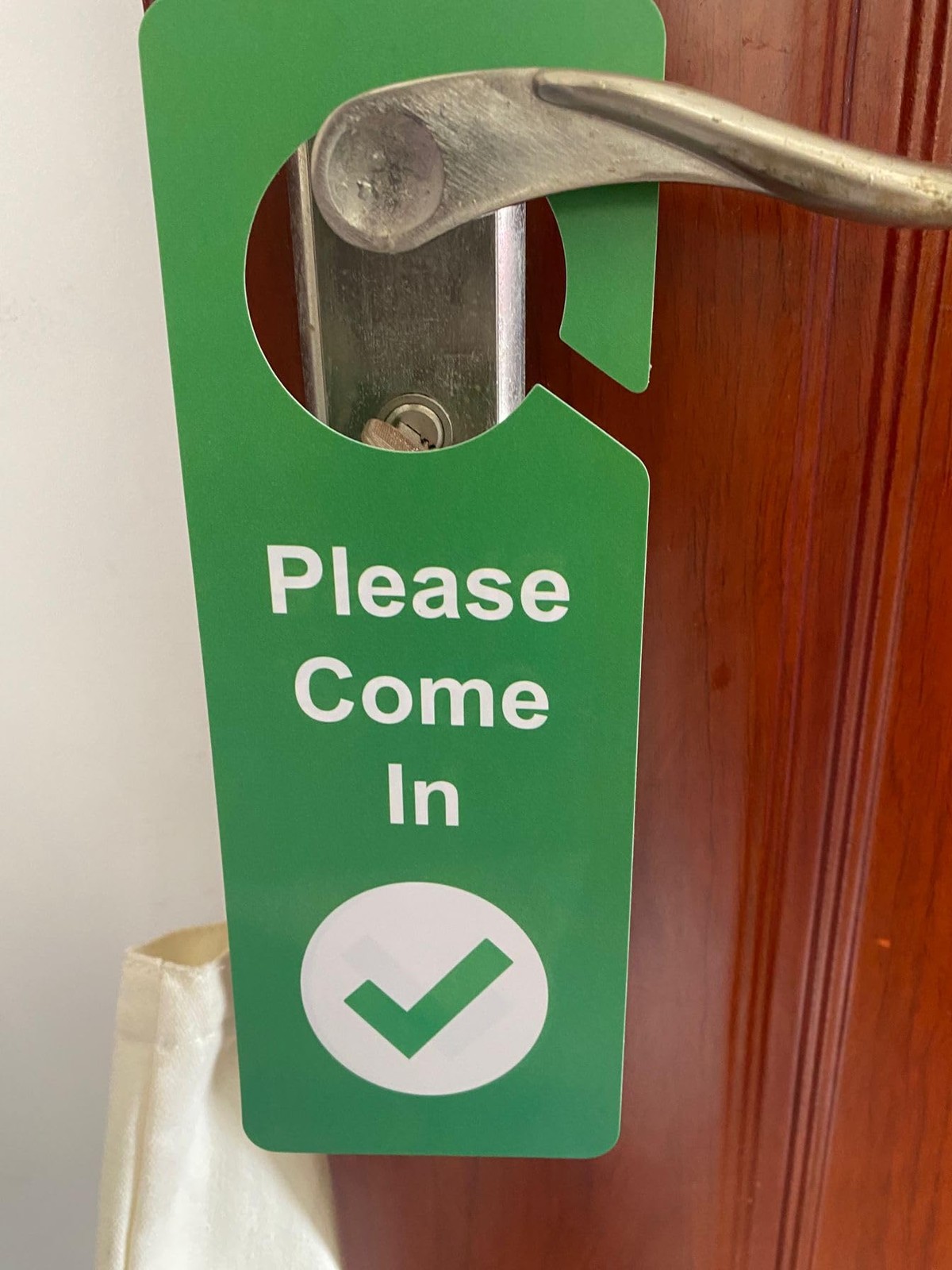 8 PCS 3.5×9.5” Door Hanger Tags Sign Office Work in a Meeting Do Not Disturb