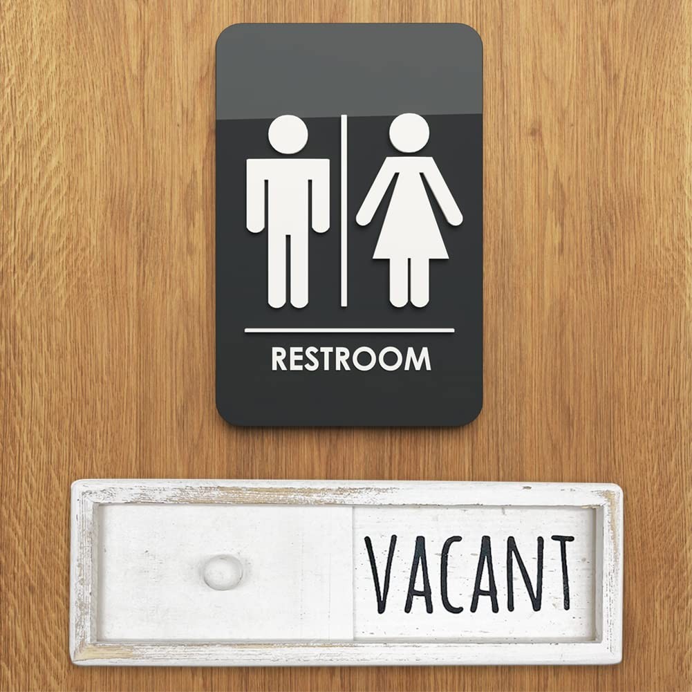 WOJOGO Vacant Occupied Privacy Sign – Privacy Door Sign for Home Office Restr…