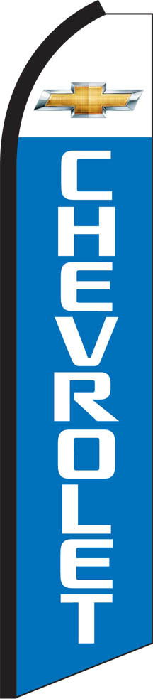 Chevrolet Swooper Flag Feather Super Bow Banner