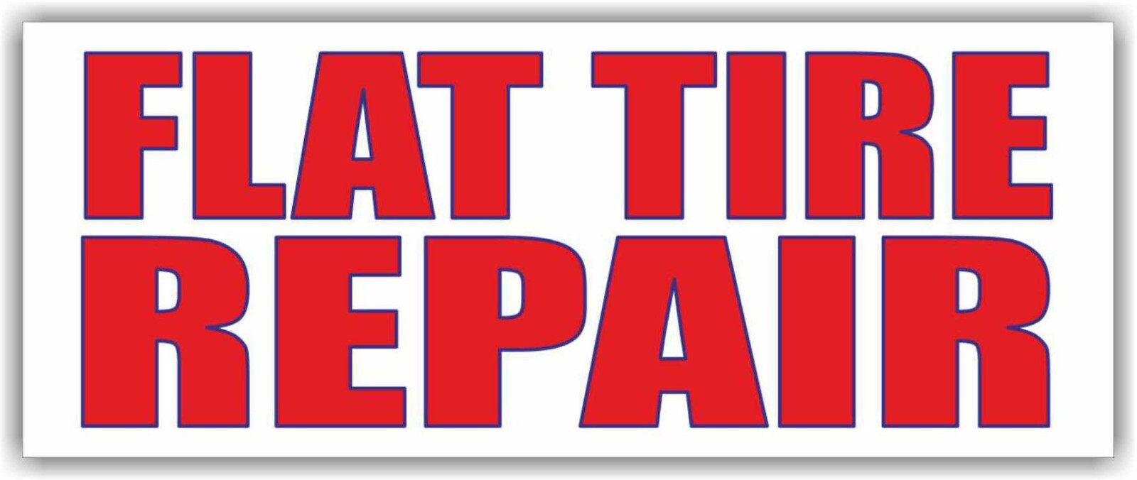 FLAT TIRE REPAIR Advertising Banner Vinyl Mesh Sign used AC auto tire service
