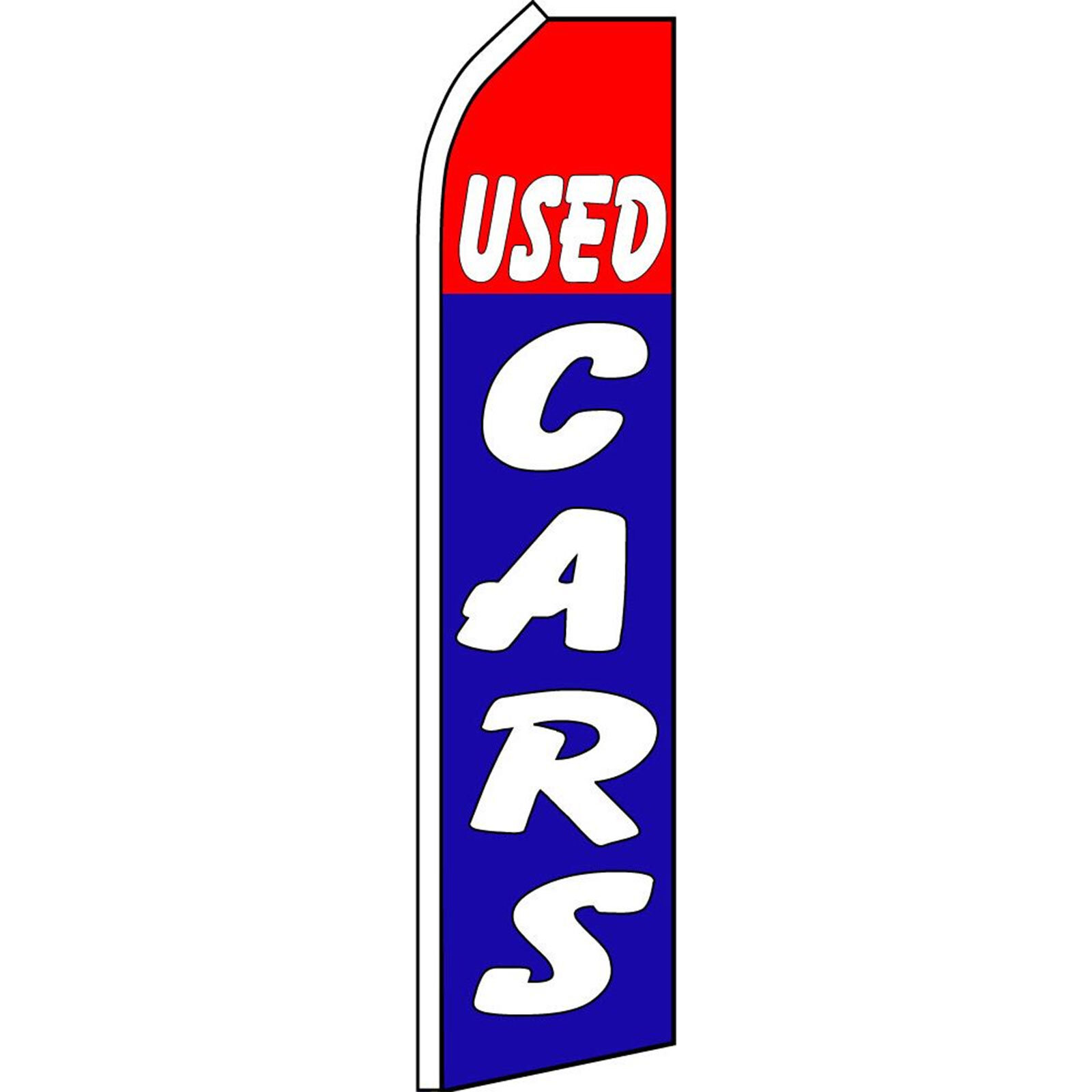 Used Cars 2 1/2 ft X 11 1/2 ft Swooper Flag