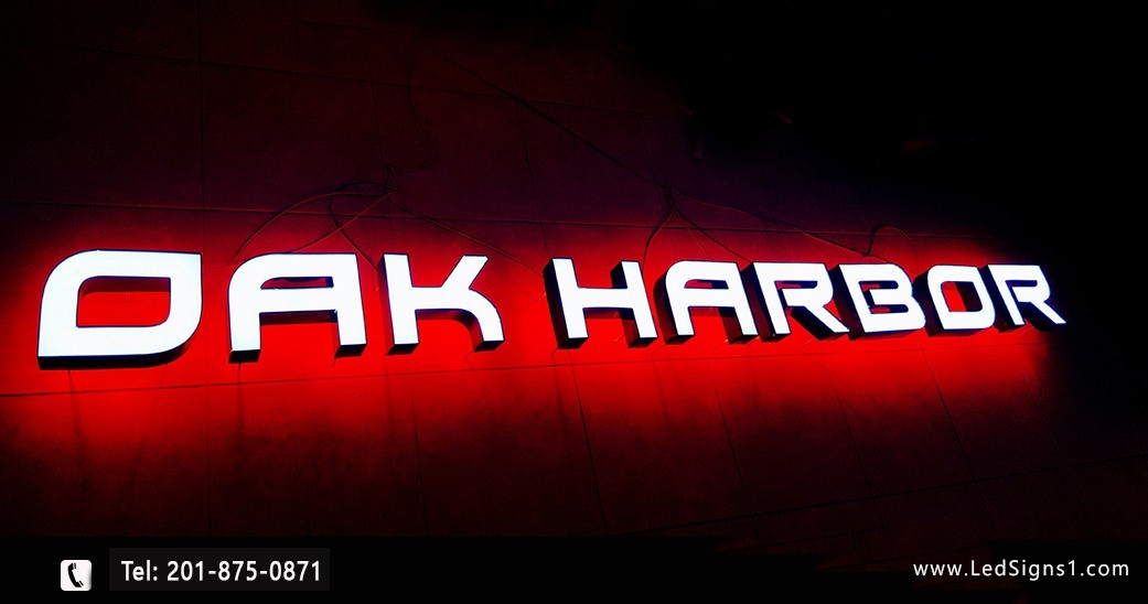 Custom Channel Letters Led Front-Lit and Back-Lit 24 Inches – Read Description