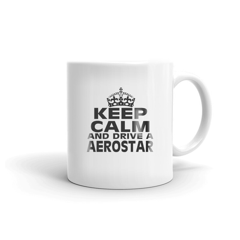 Keep Calm And Drive A Aerostar Coffee Tea Ceramic Mug Office Work Cup Gift