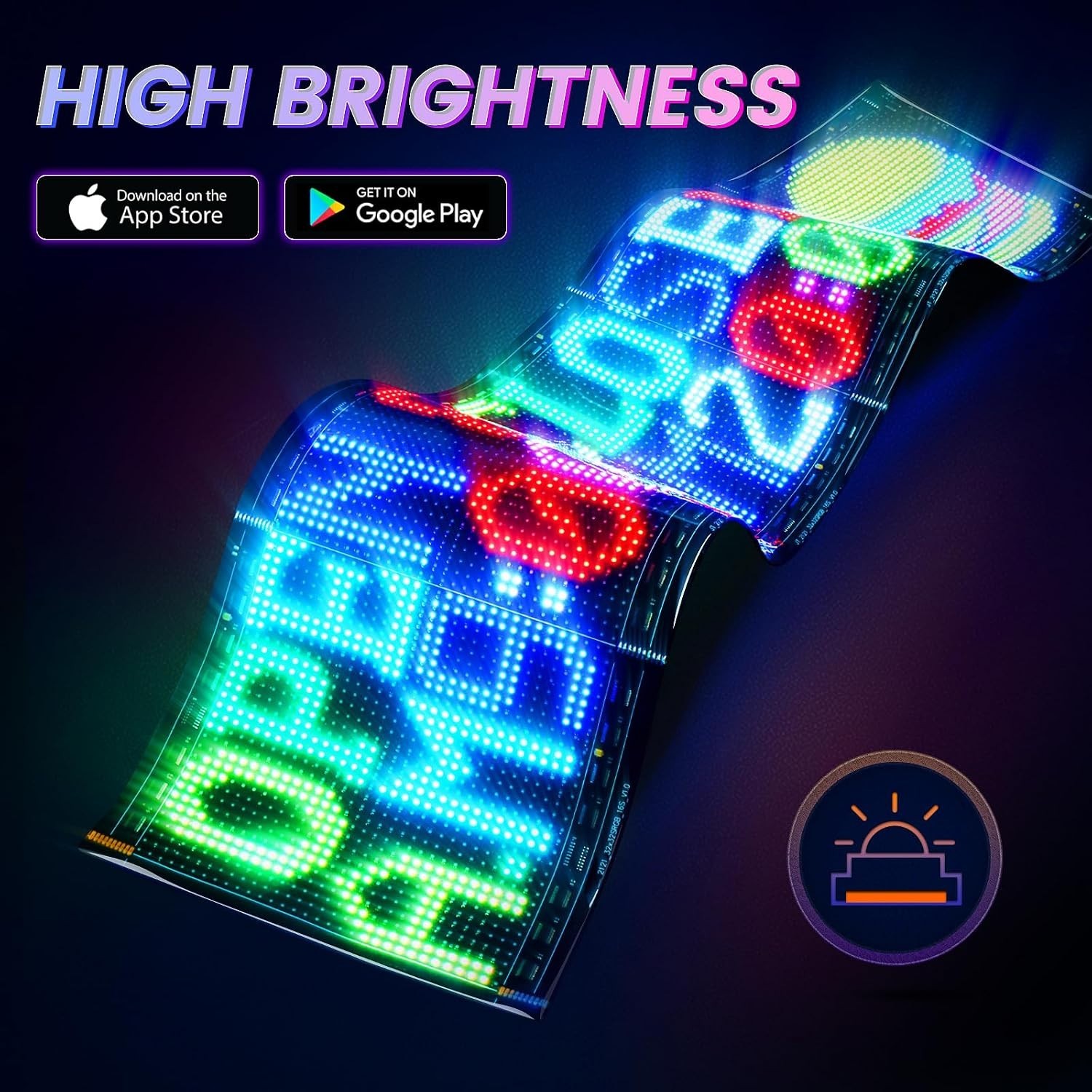 Flexible 31”x8” Dual Row LED Sign – Customizable Messaging for Hotels & Events
