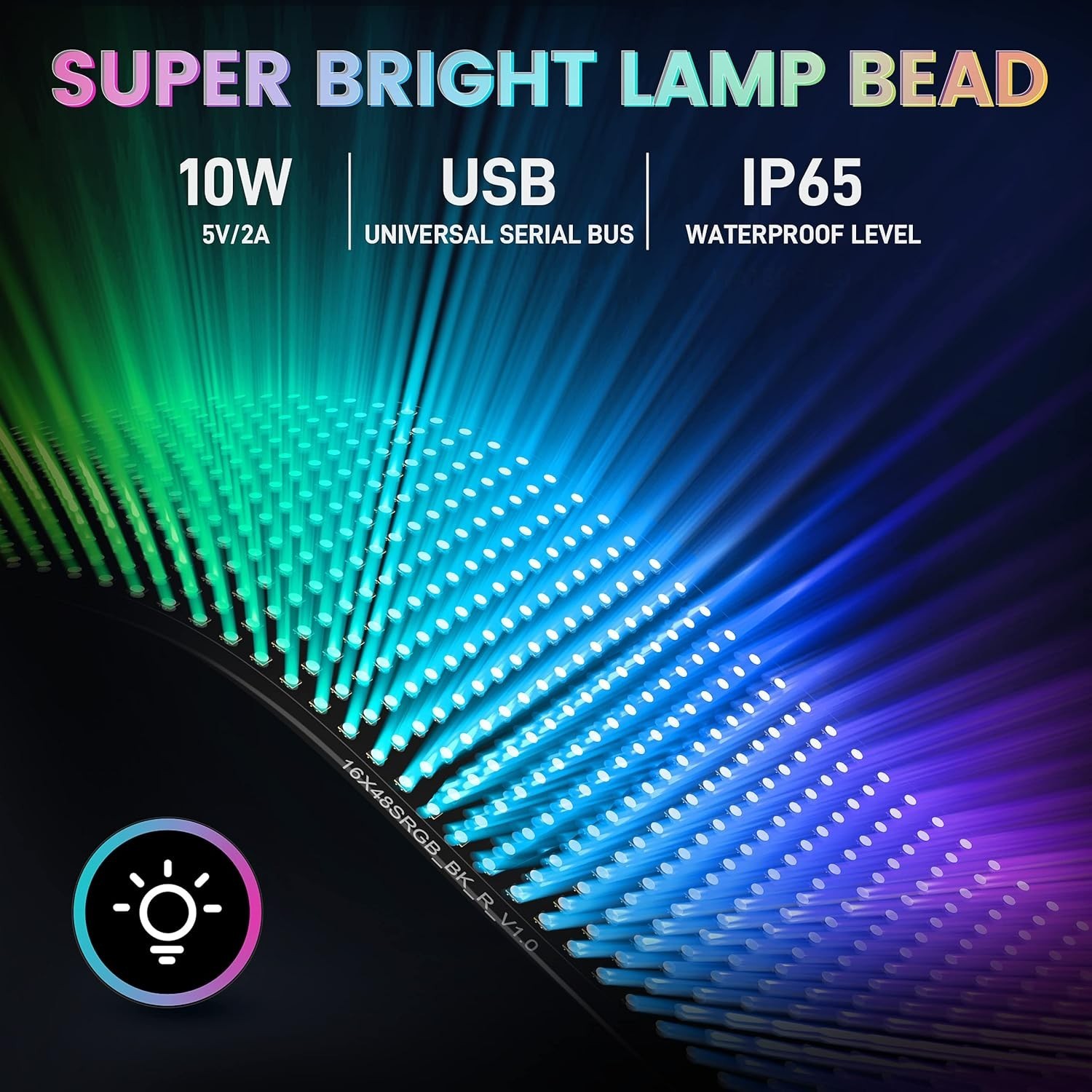 Letrero A Color LED Programable Para Mensajes Y Publicidad Negocio Tienda Cafe