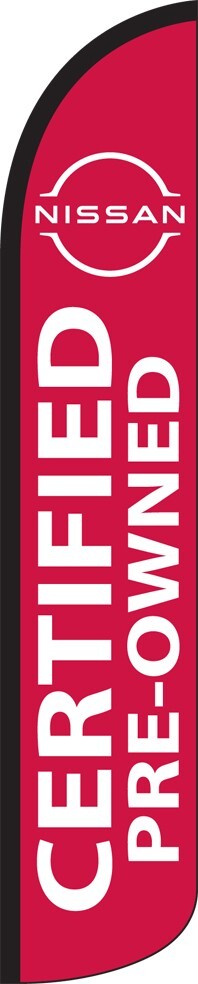 Nissan Certified Windless Full Sleeve Swooper Flag Feather Banner