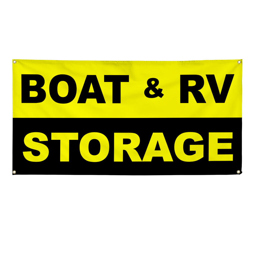 Vinyl Banner Multiple Sizes Boat &Rv Storage Business Business Outdoor