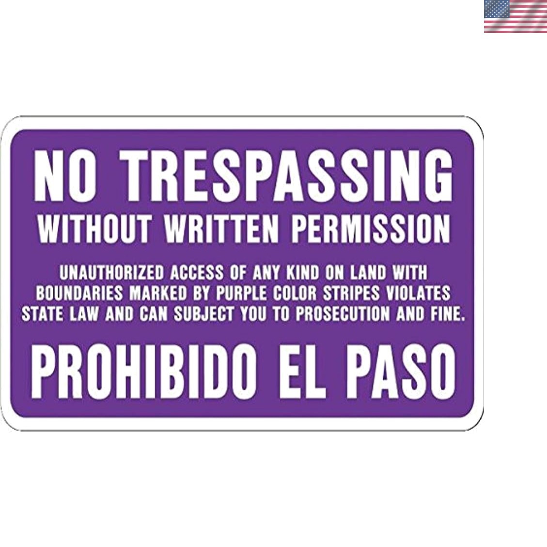 Long-Lasting Outdoor Aluminum Sign – 14” x 9.5” for Effective Communication