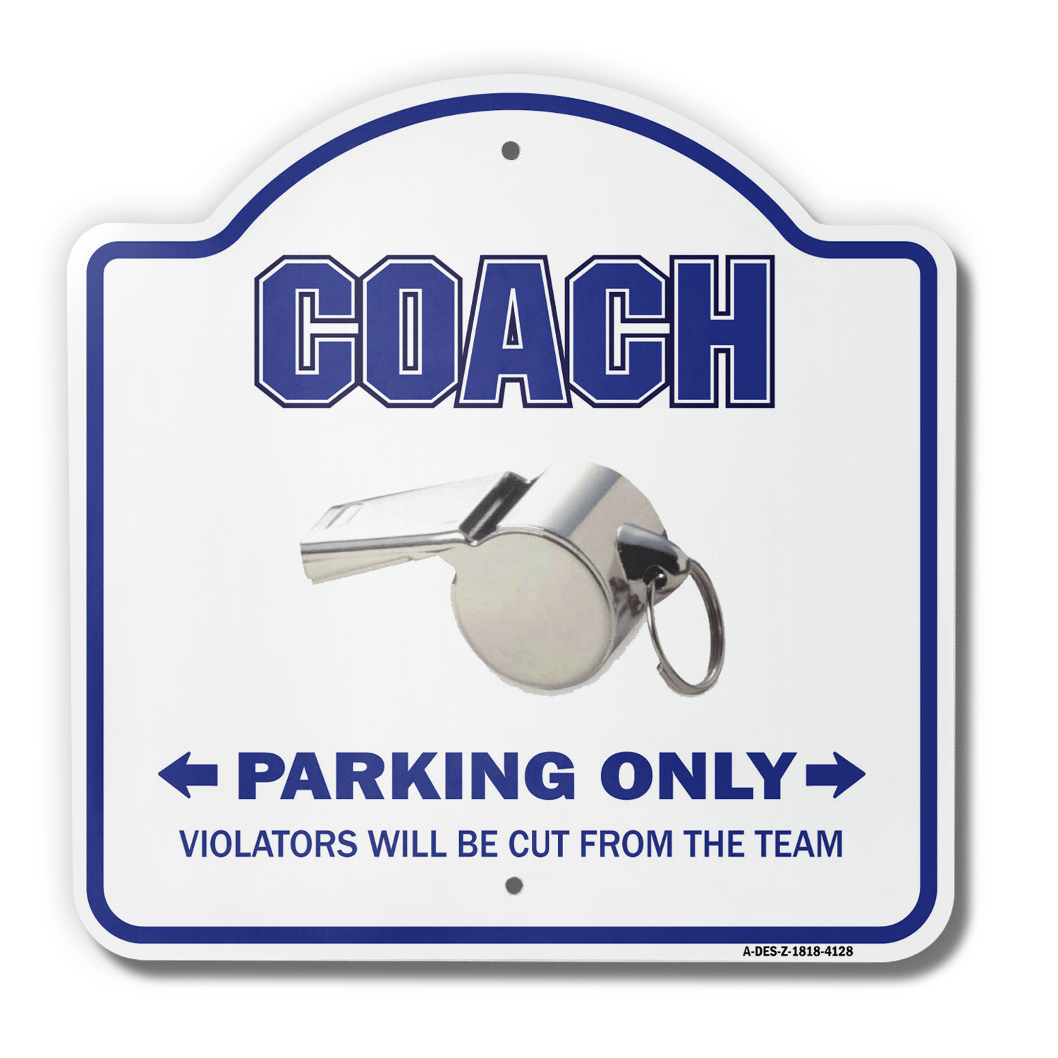 Coach 18″ X 18″ Heavy-Gauge Aluminum Architectural Sign