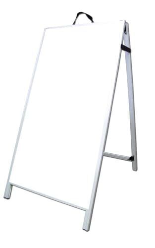 48″ PVC Double Sided A-Frame Sidewalk Sign – Dry Erase
