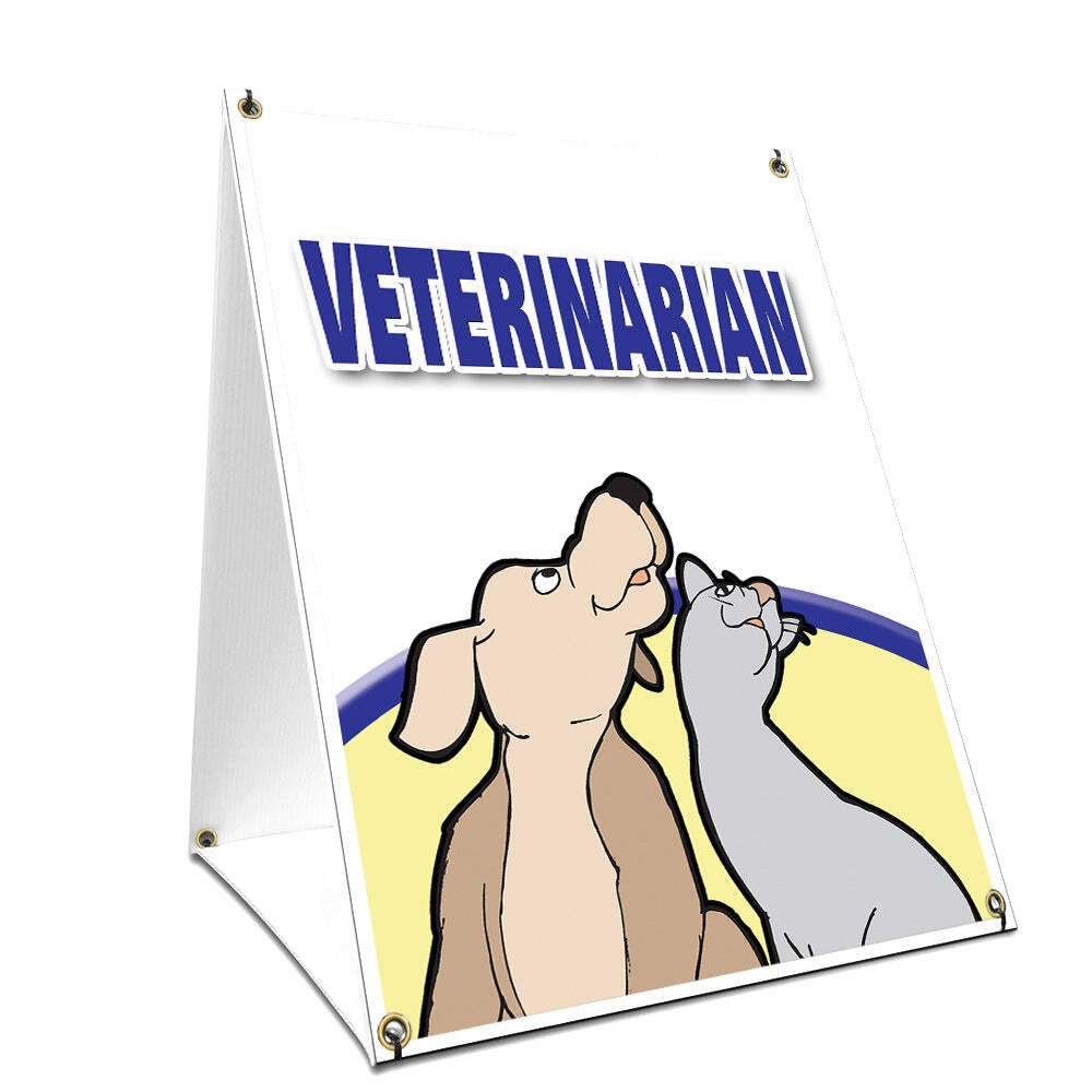 Veterinarian Yard Sign & Stake outdoor plastic coroplast window