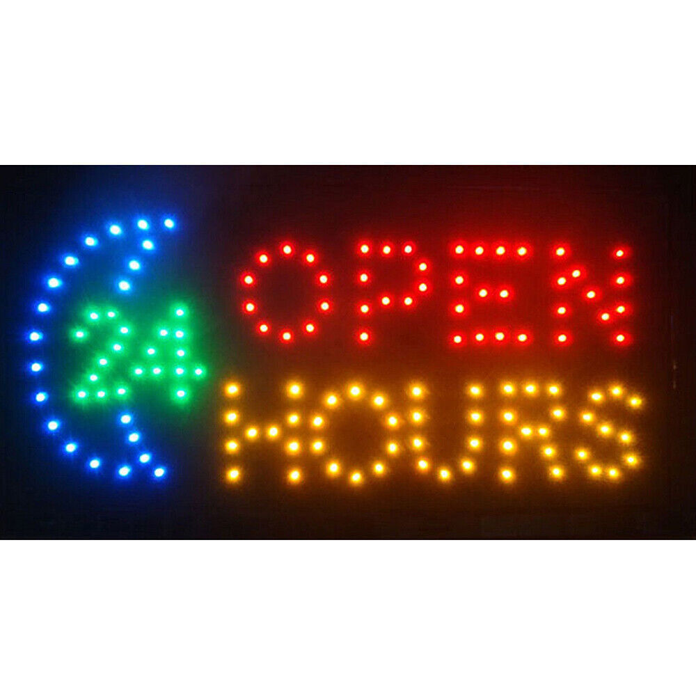 19″ x 10″ Ultra Bright LED Neon Light Animated Motion Business Sign with ON/OFF