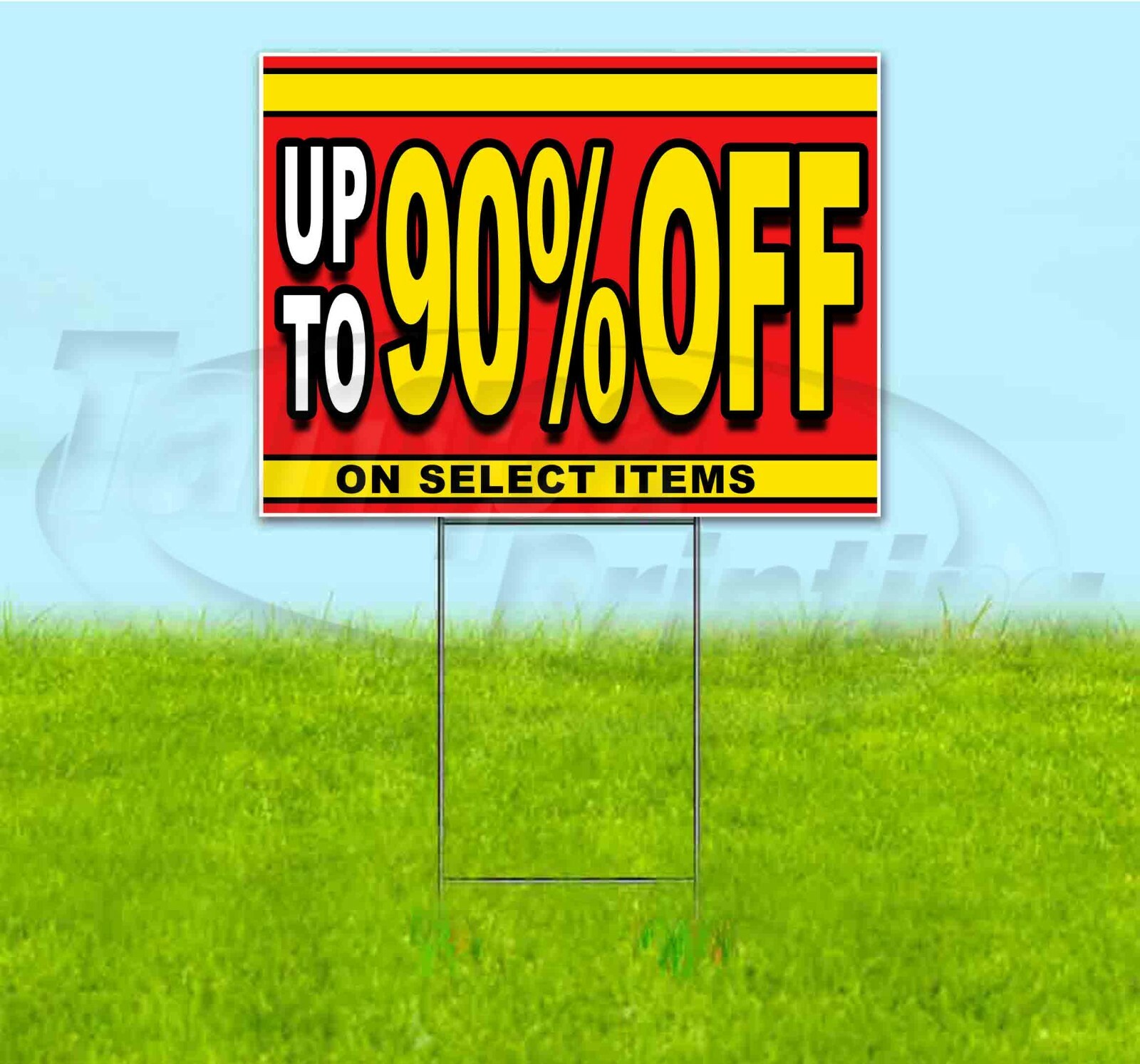 UP TO 90% OFF ON SELECT ITEMS 18×24 Yard Sign WITH STAKE Corrugated Bandit SALE
