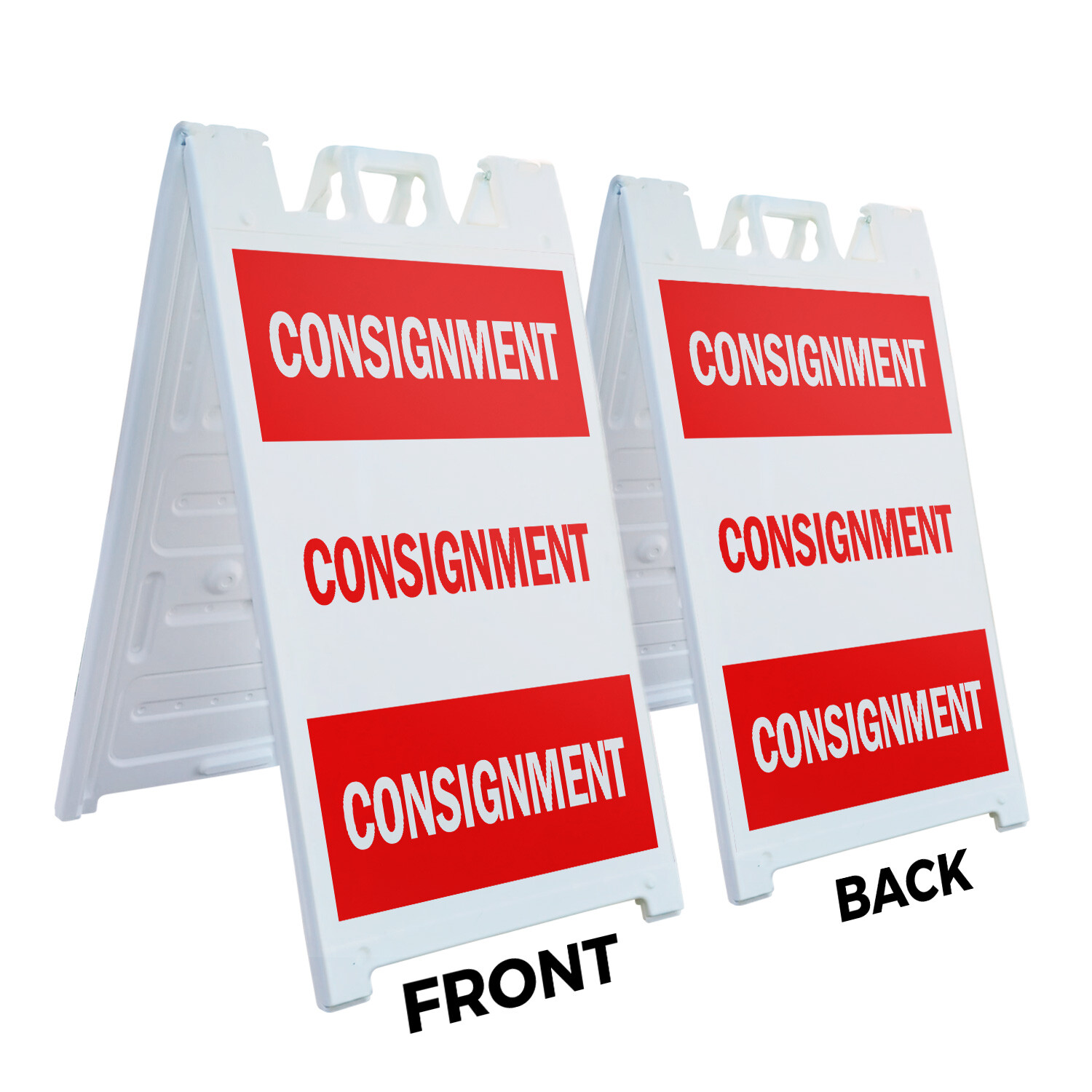 A-frame Sidewalk Consignment 24″ x 36″ Double Sided A-Frame Sidewalk Sign