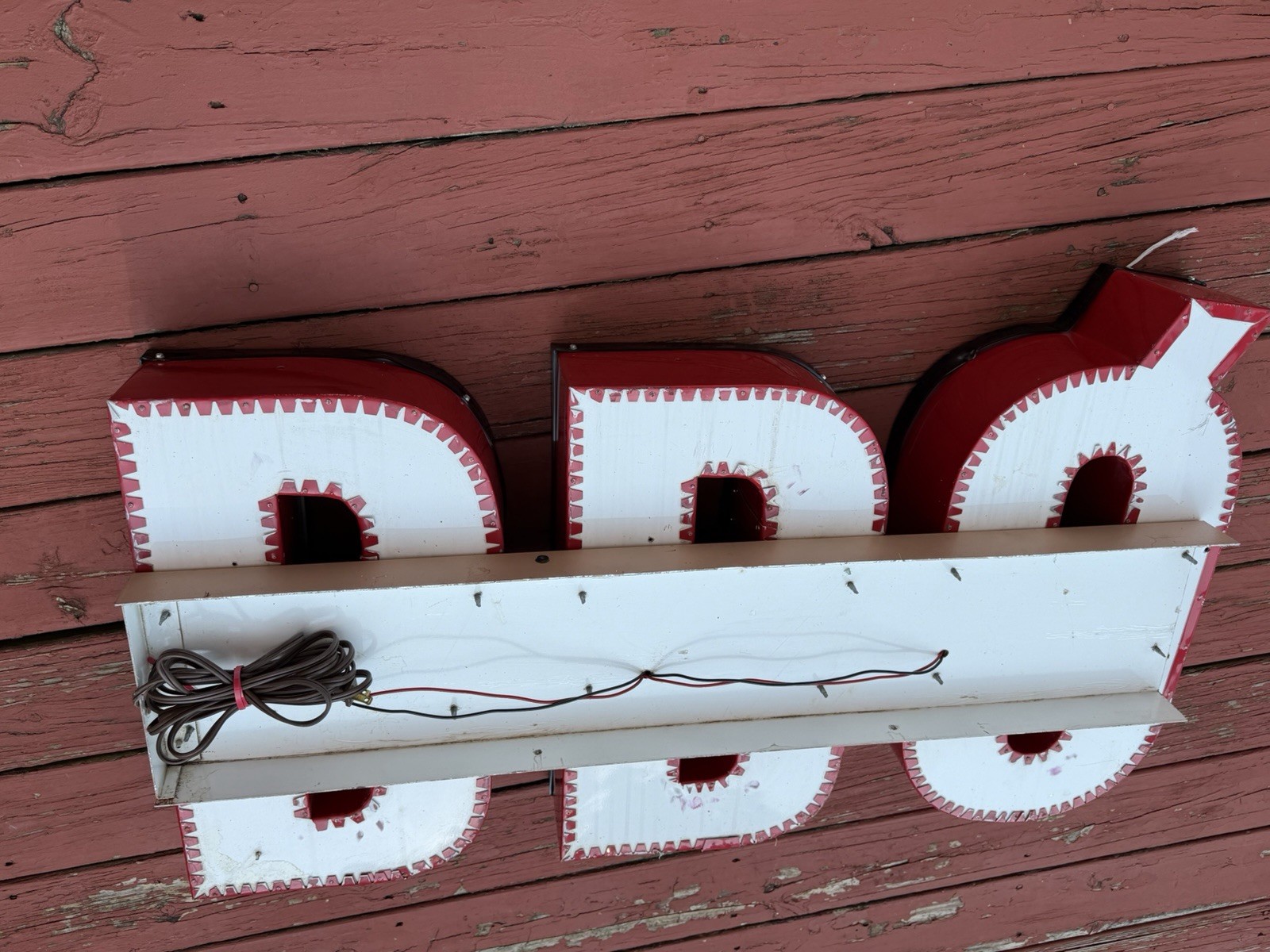 BBQ Custom LED Channel Letters Store Frontlit Signage 41”x24”x8” w/12ft Cord