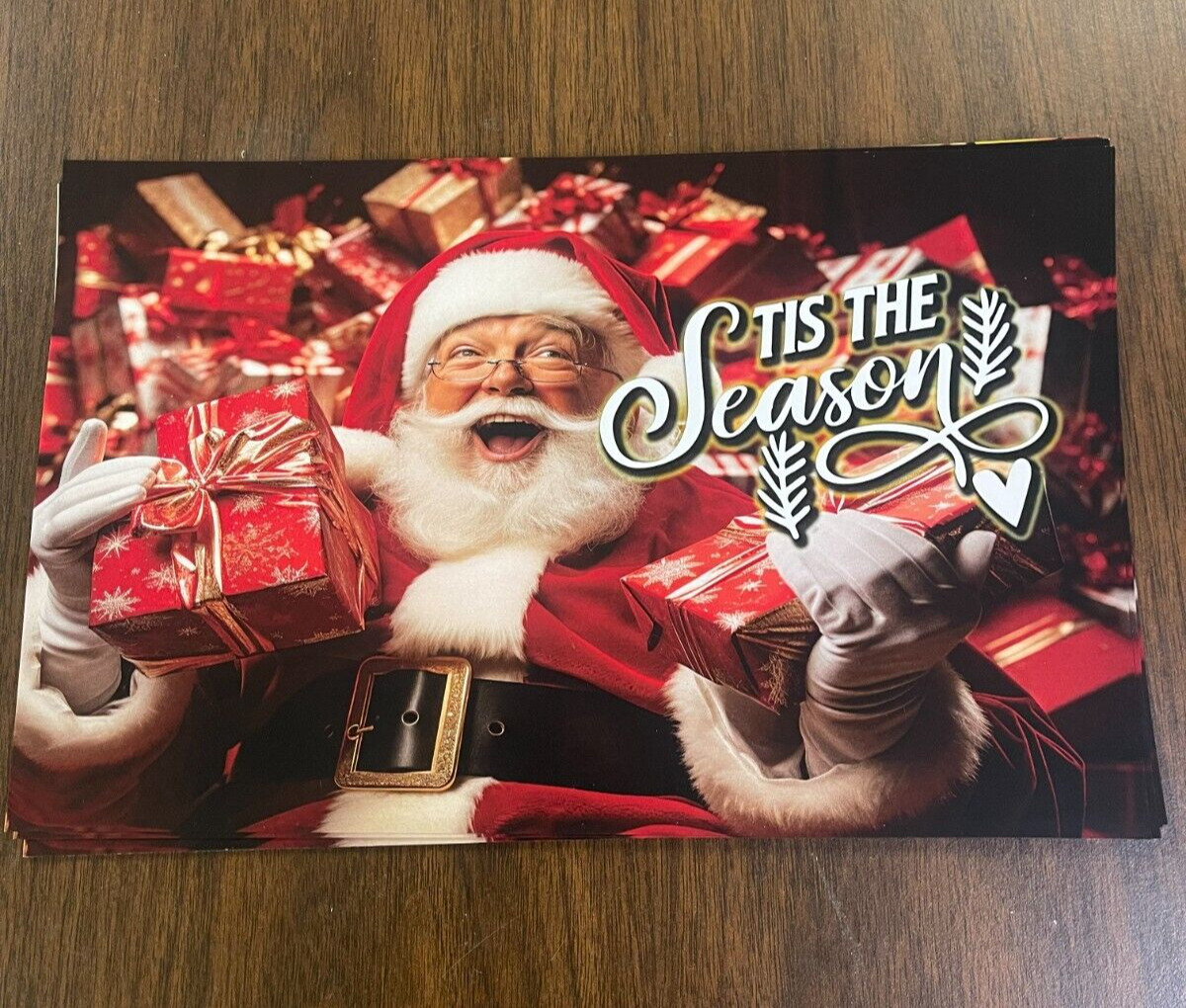 7″H x 11″ W Tis the Season Retail Business Store POP Signs-10 pieces-Christmas
