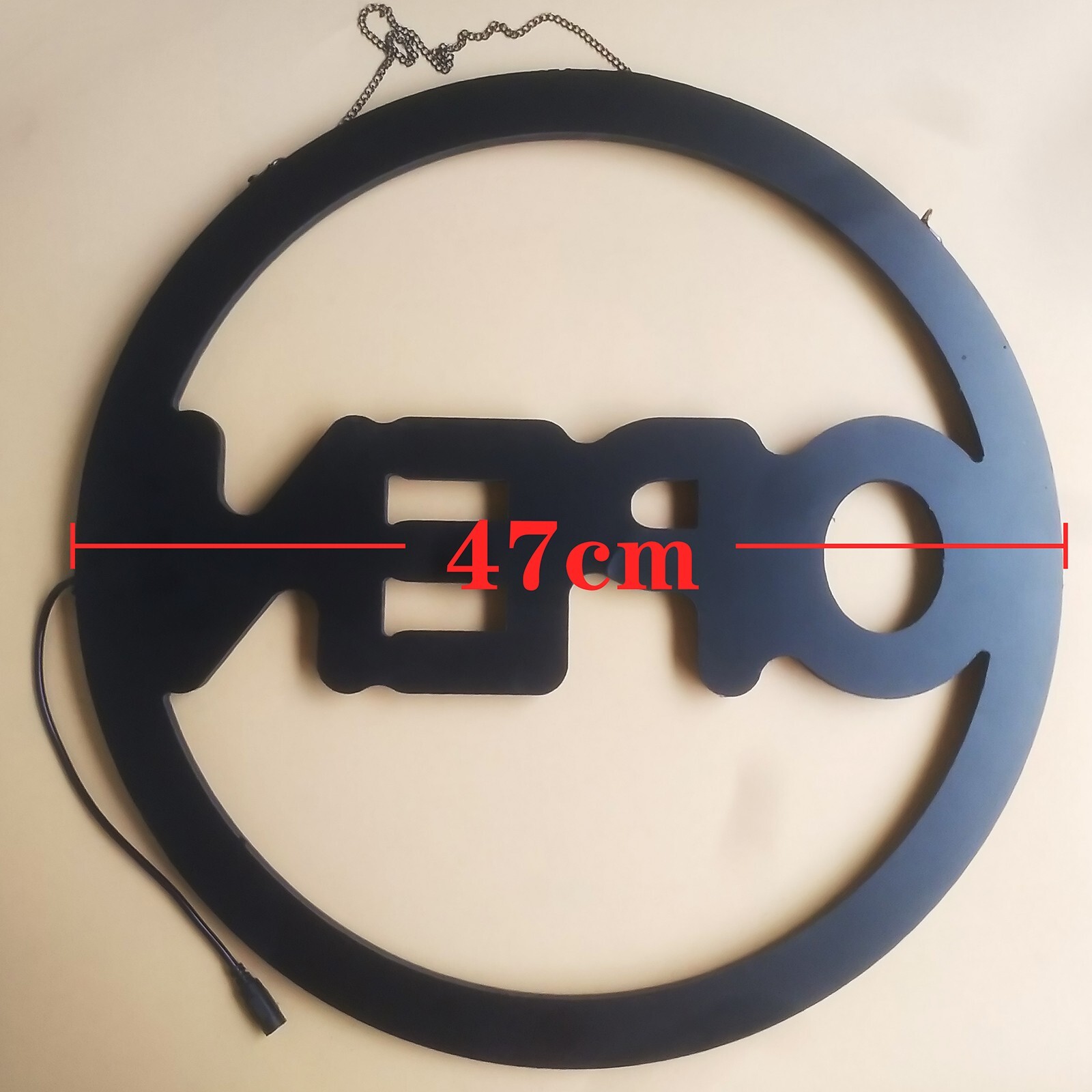 OPEN sign 12V LED Neon Tube Light Dream Full Color addressable Halo Circle Ring