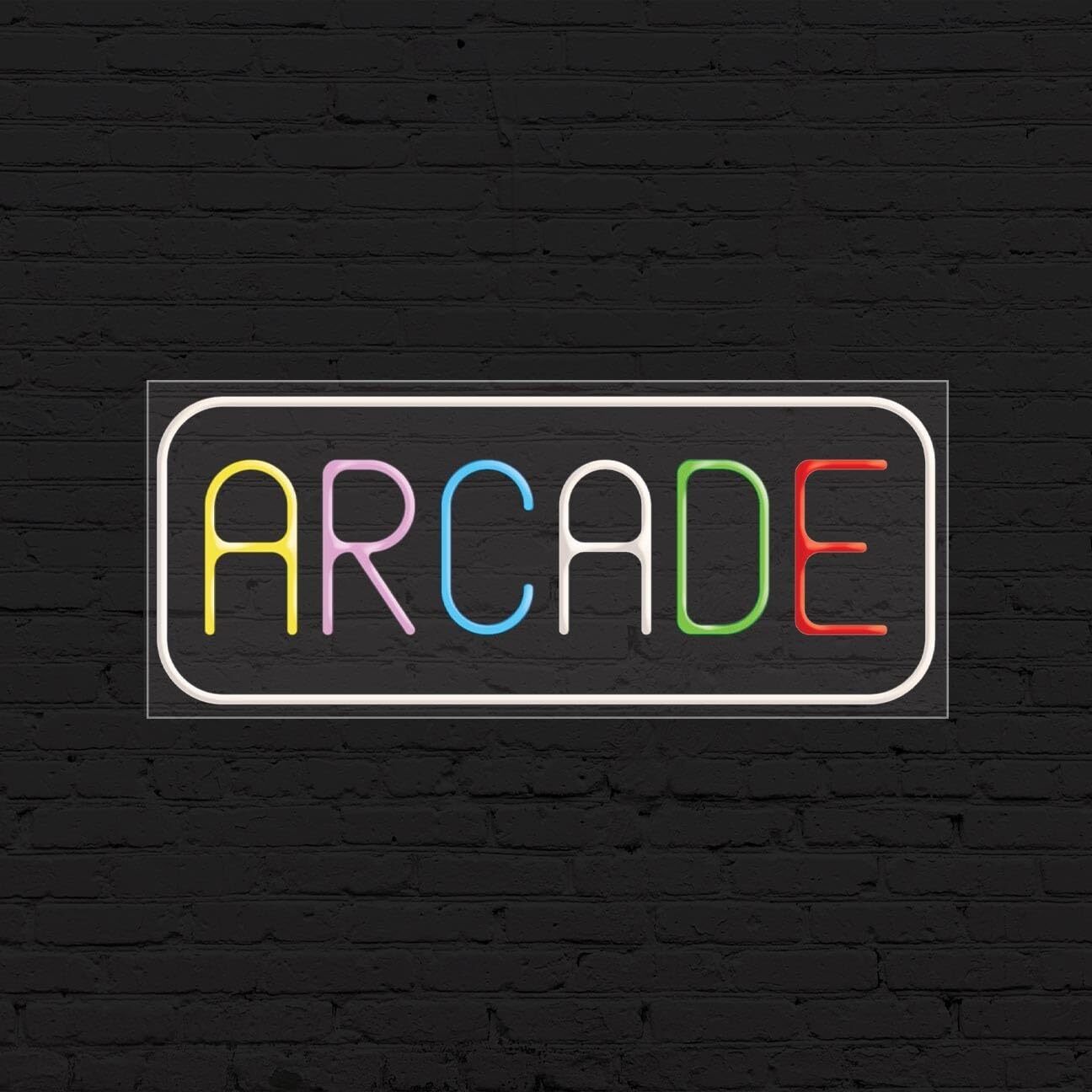 Arcade Sign for Business Displays | LED Flex Neon | 32″W x 13″H x 1″D