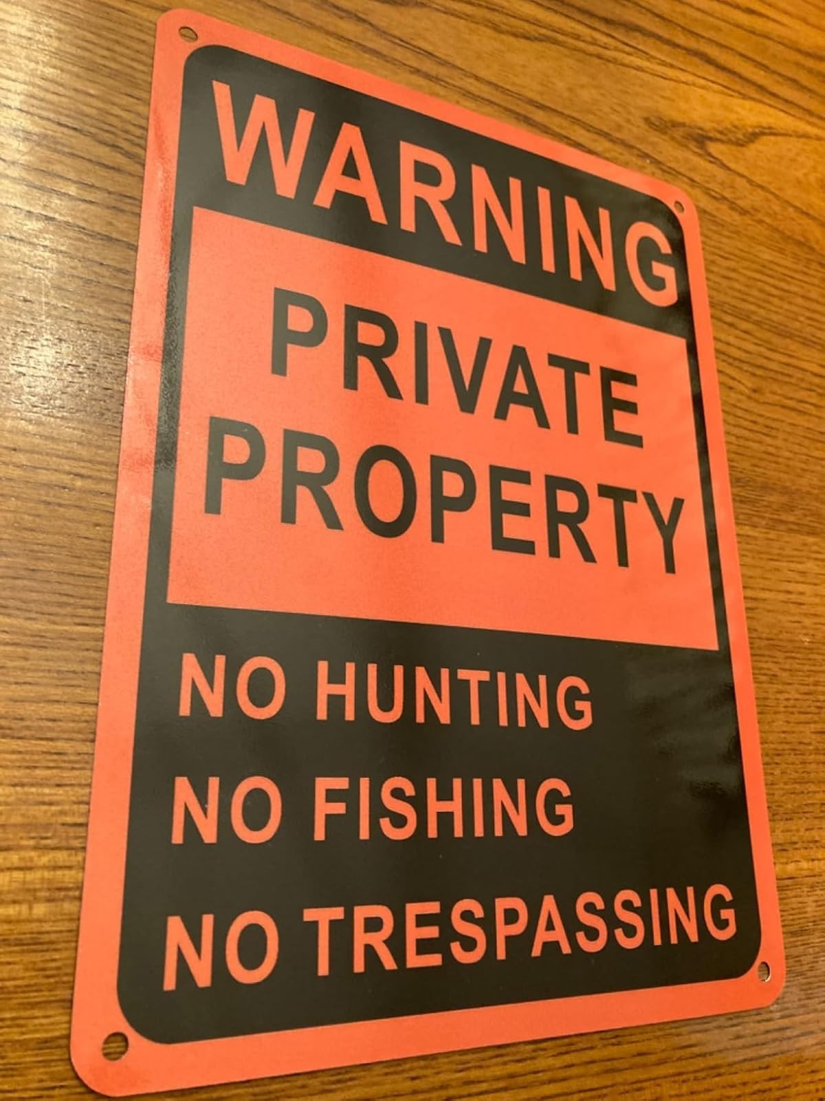 8 Pcs Posted No Trespassing Signs Private Property Weatherproof No Hunting Signs