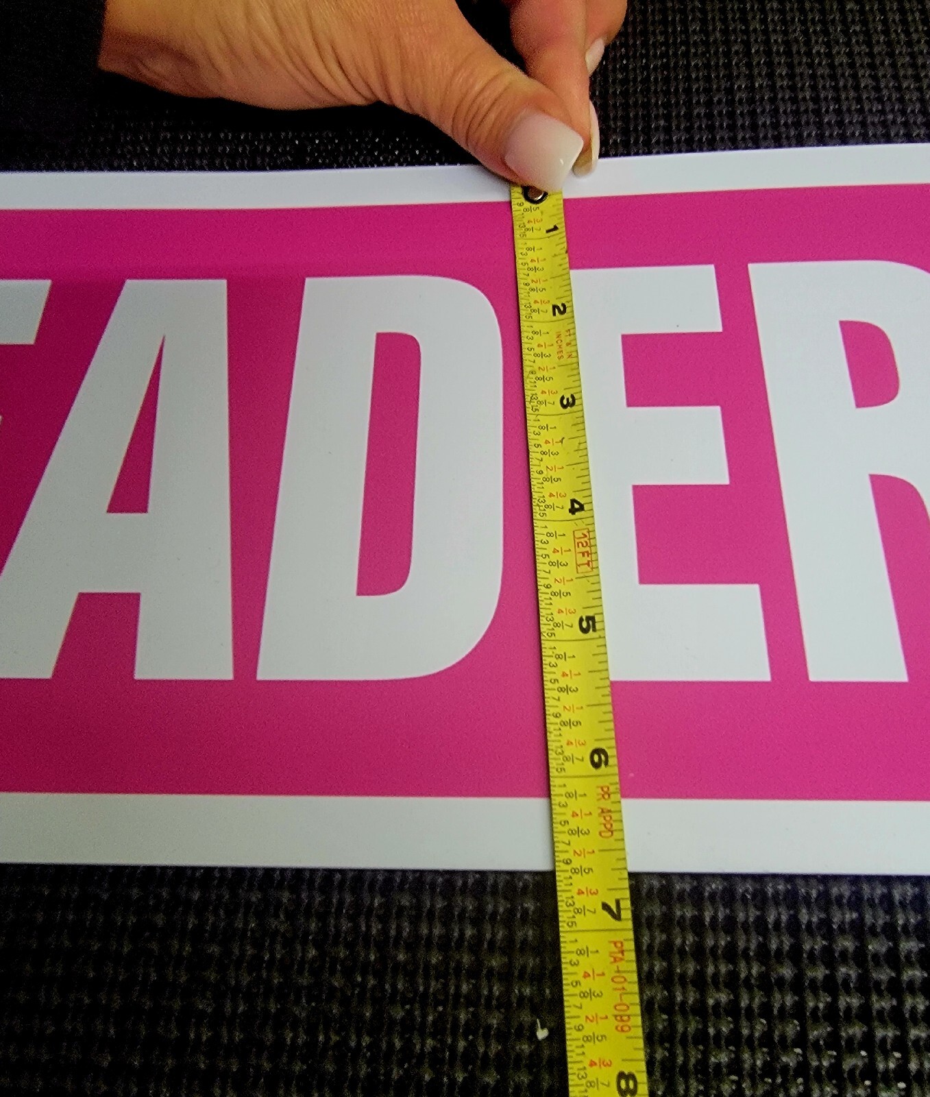 CHEERLEADER Street Sign Plastic cheerleading coach team cheer 30×6.5