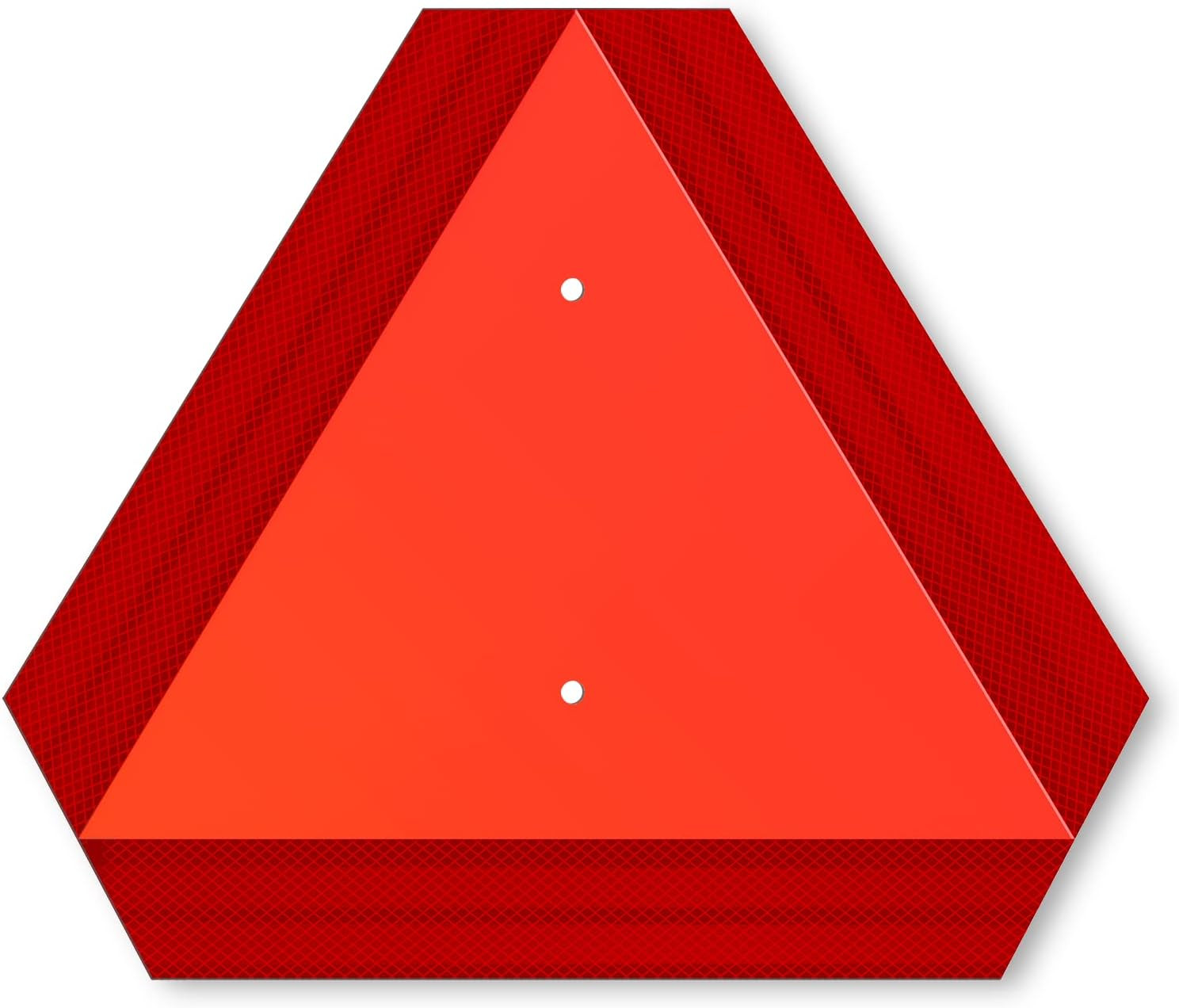 Reflective Slow Moving Vehicle Safety Triangle Sign for Golf Carts and Tractors