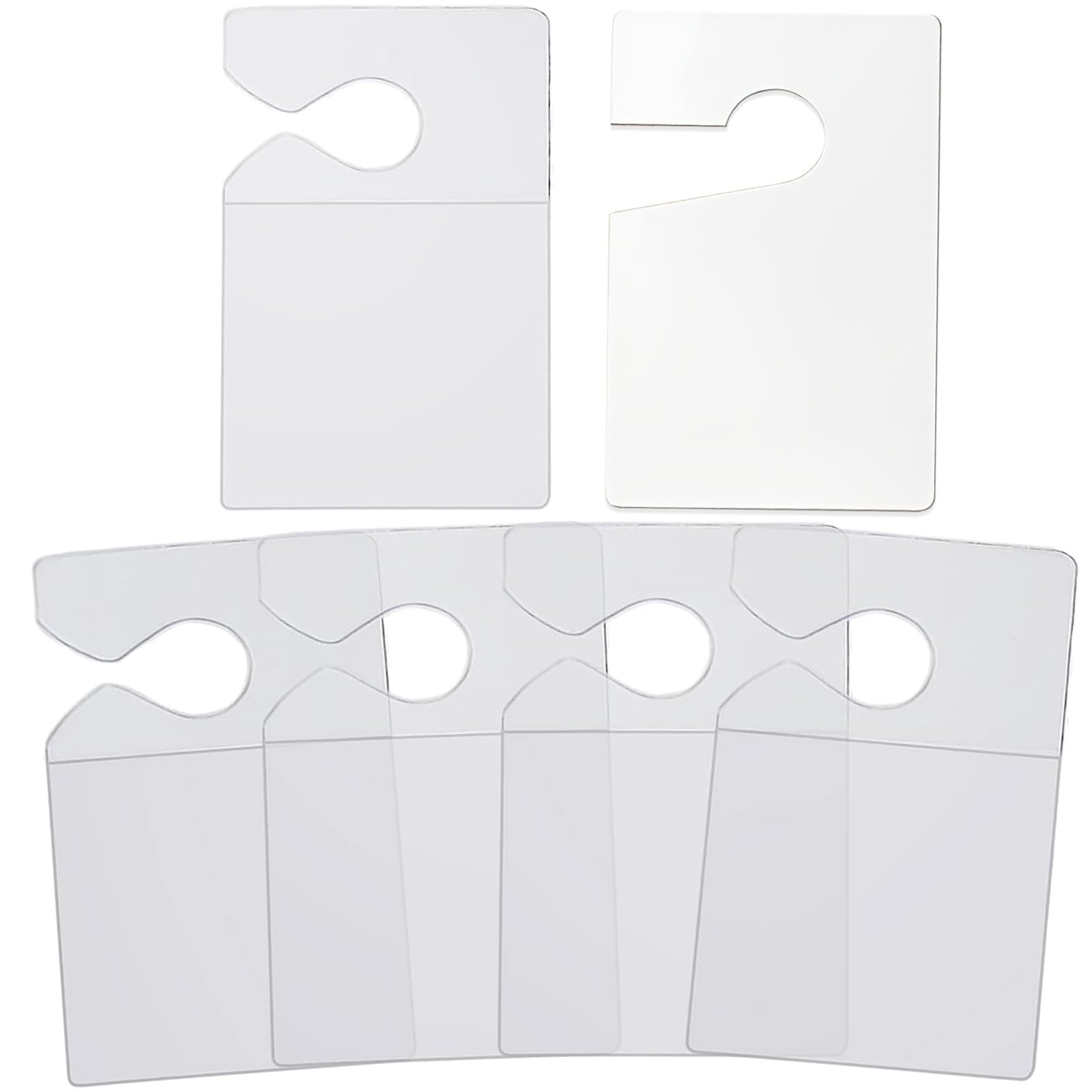 PUSNMI Clear Parking Permit Holder, Car Vertical Lot Pass Rear 5 PCS