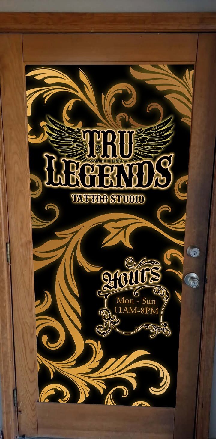 QUOTE: Custom Window Decals for Tattoo Shops / Perforated One Way Vision