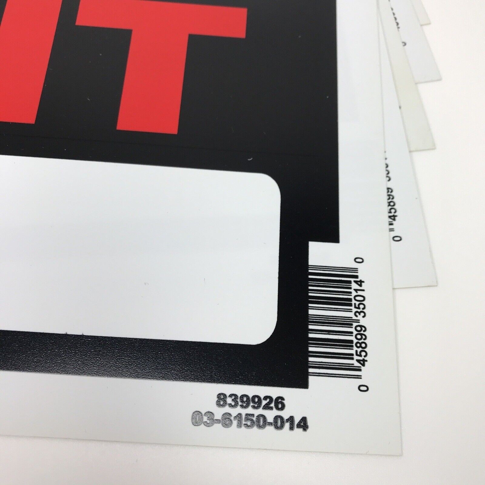 Lot/9 FOR RENT SIGNS by Hillman 8×12 Black RED White Durable Flexible Vinyl
