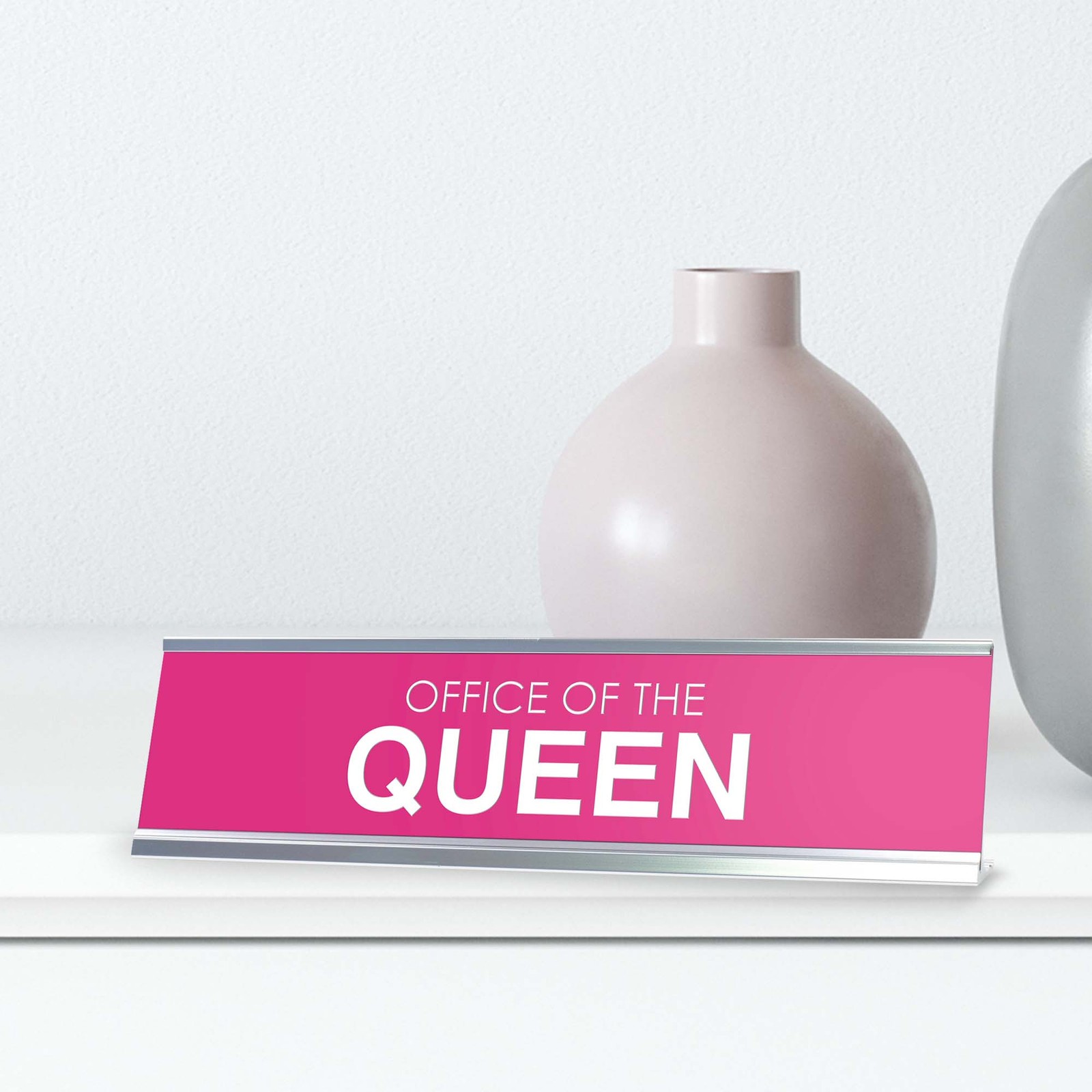 Office of the Queen Novelty Desk Sign