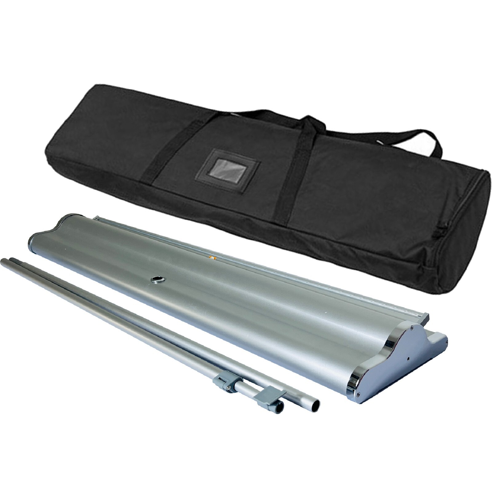 Deluxe Retractable Banner Stand 60″x65″-90″ Adjustable Banner Stand Wide-base