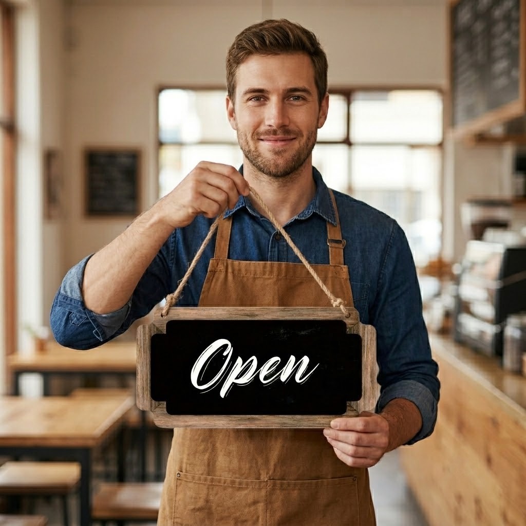 Open/Closed Storefront Sign – Double-Sided Waterproof Hanging Door Plaque