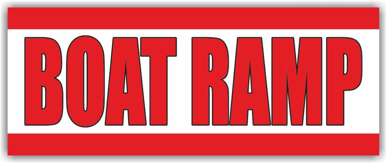 BOAT RAMP Advertising Banner Vinyl Sign Lake Dock Storage Mechanic Service Shop