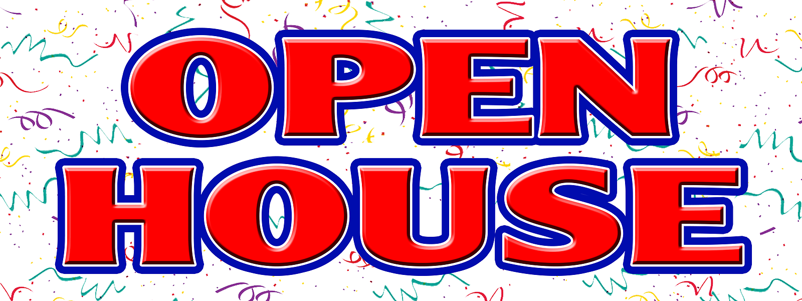 OPEN HOUSE DECAL sticker for sale broker apartment home house real estate