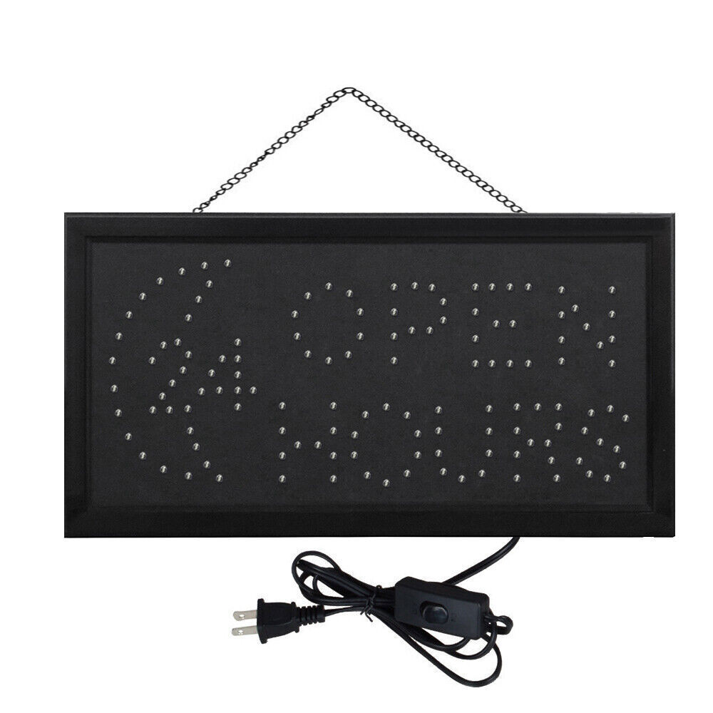 19″ x 10″ Ultra Bright LED Neon Light Animated Motion Business Sign with ON/OFF